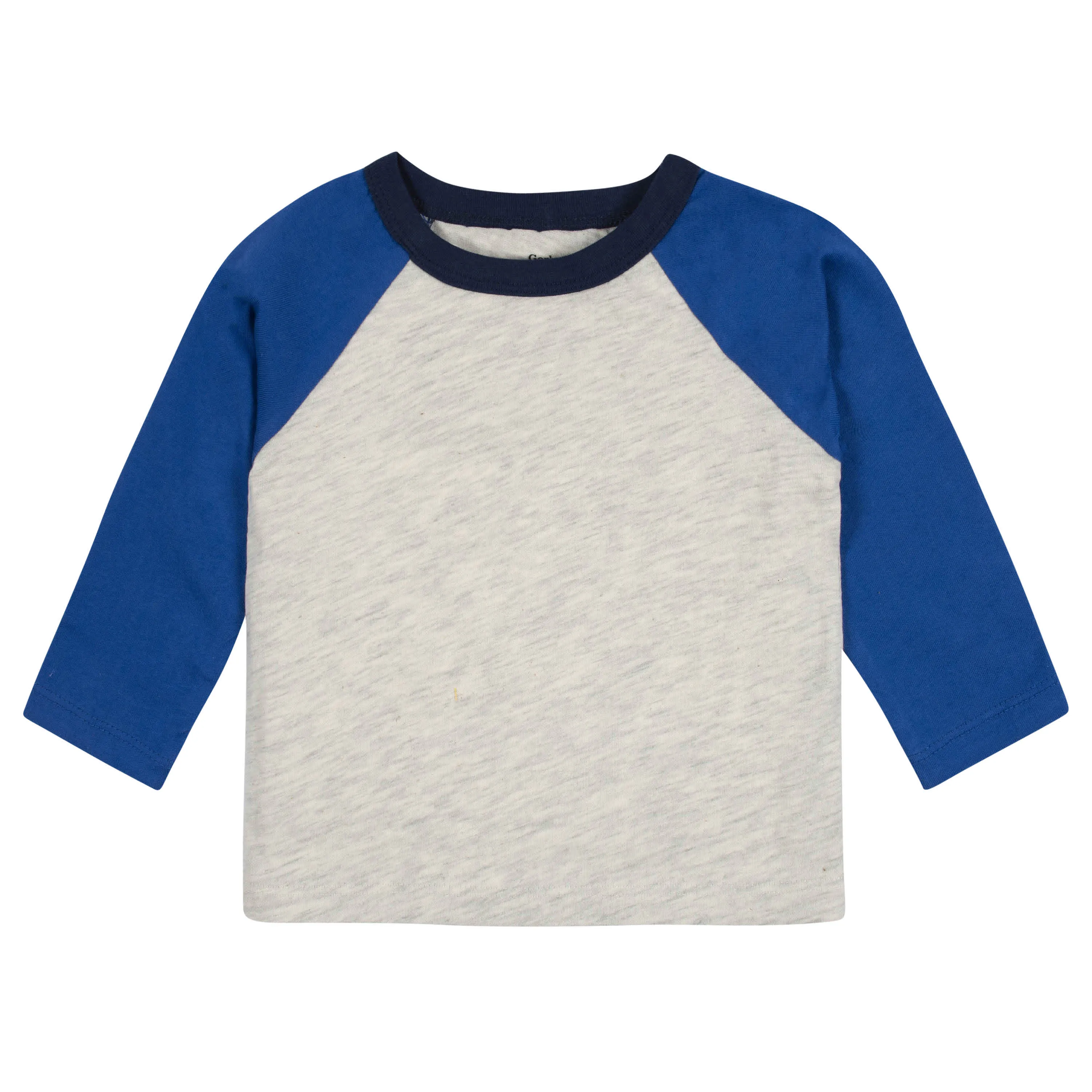 3-Pack Baby & Toddler Boys Royal Blues Long Sleeve Baseball Tees