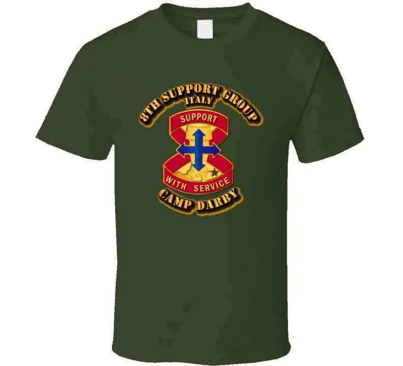 8th Support Group - Camp Darby T Shirt, Premium and Hoodie