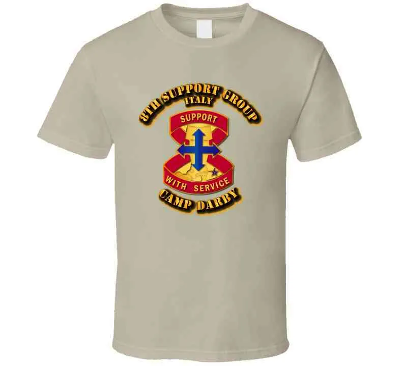 8th Support Group - Camp Darby T Shirt, Premium and Hoodie