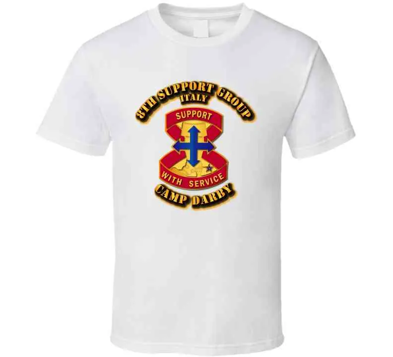 8th Support Group - Camp Darby T Shirt, Premium and Hoodie