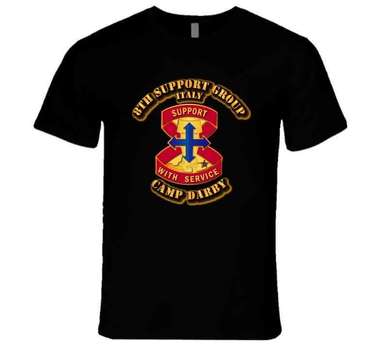 8th Support Group - Camp Darby T Shirt, Premium and Hoodie