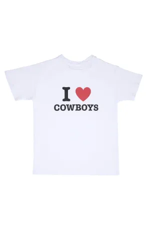 AERO I Love Cowboys Graphic Relaxed Tee