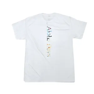 Aloha Days T-Shirt Box Logo LTD. Small-Large White Blue