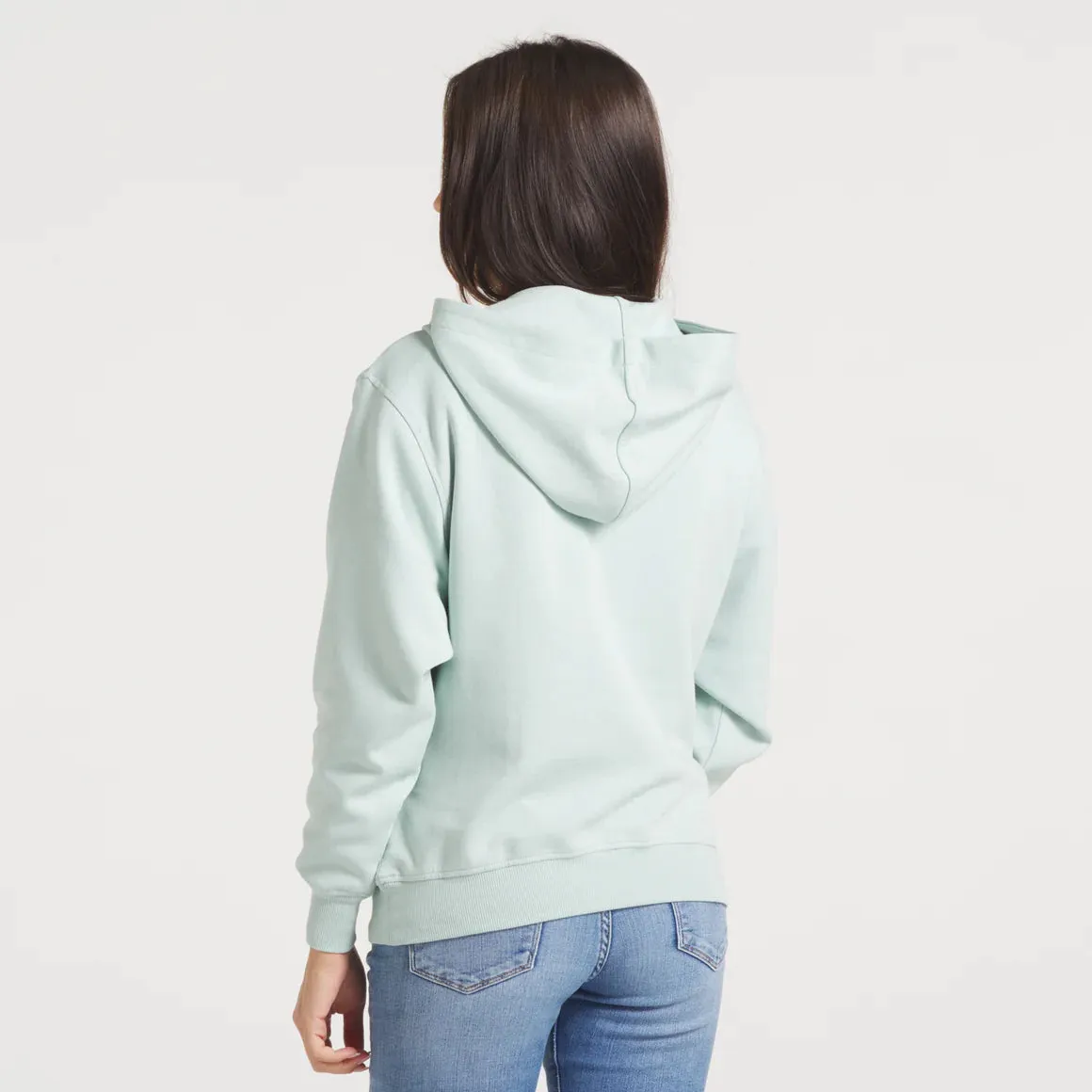 Angie Active Half Zip Hoodie in Seafoam by Southern Marsh