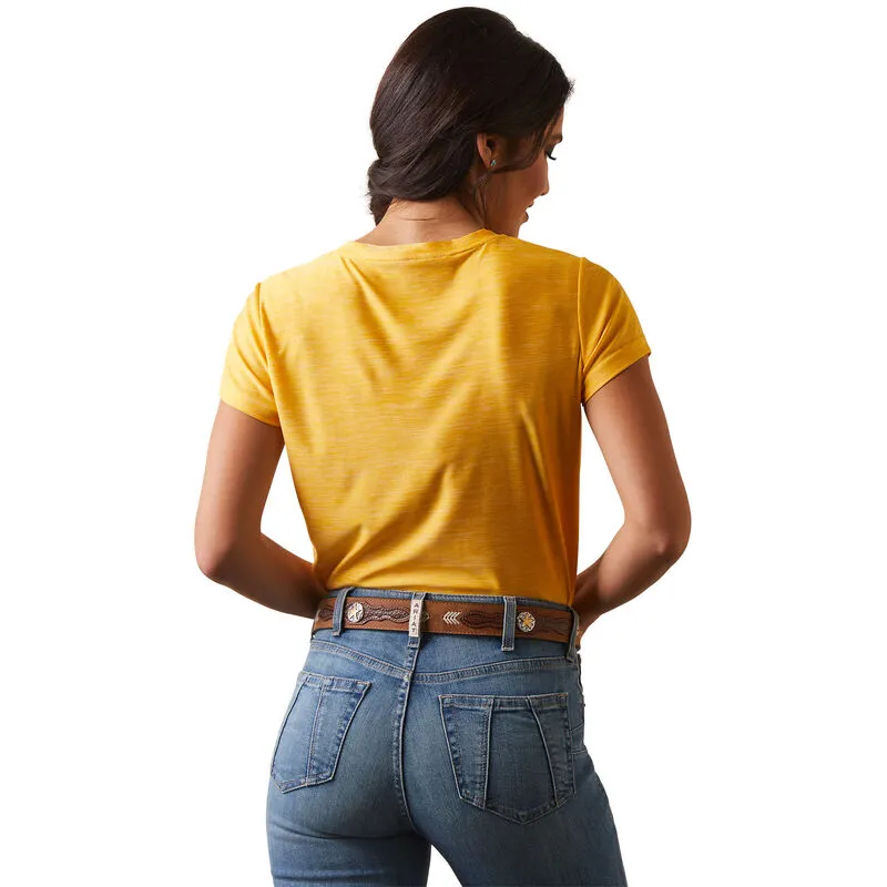 Ariat Women's Laguna Top in Yolk Yellow