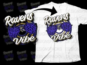 Baltimore Ravens Vibe Graphic Tees Novelty Png Digital Download