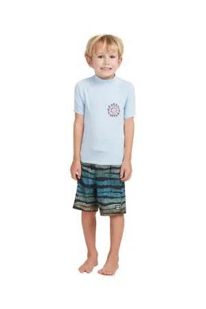 Billabong Boys (0-7) Groms Gecko Regular Fit Rash Shirt