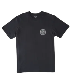 Billabong Crayon Wave Tee-Washed Black