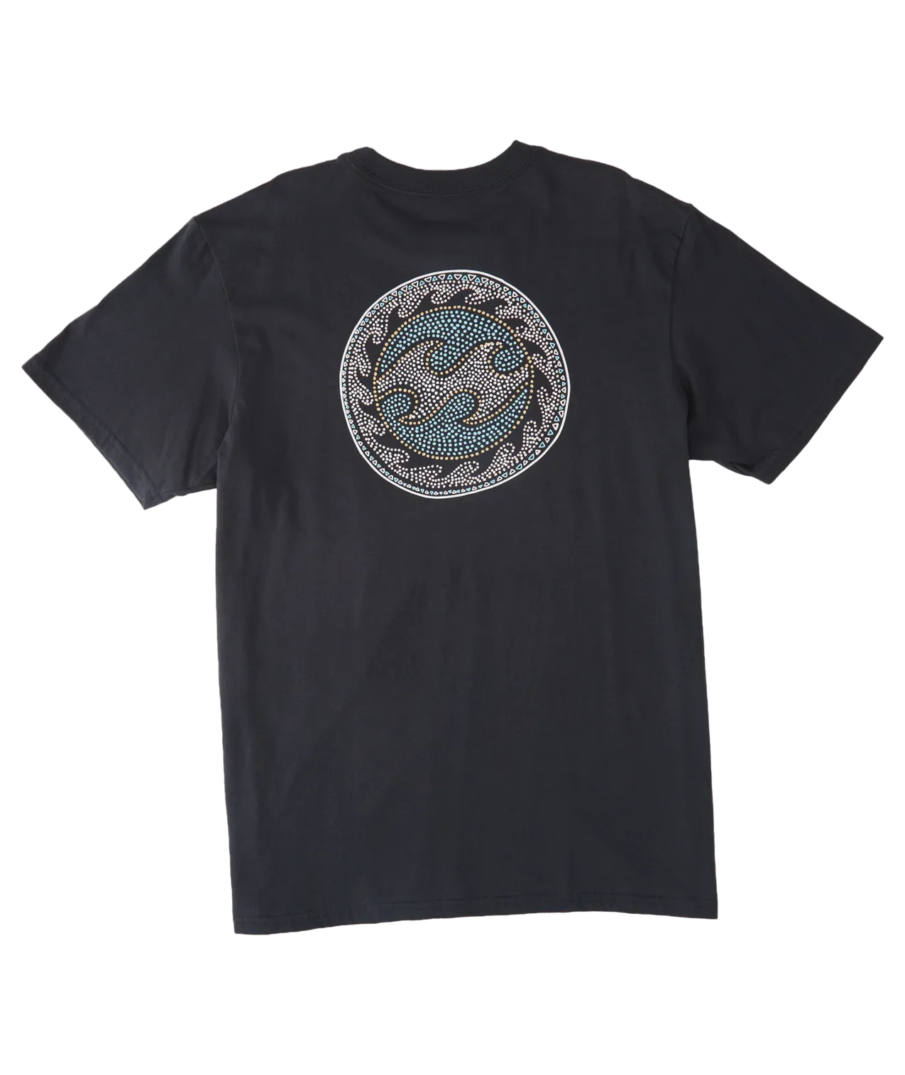 Billabong Crayon Wave Tee-Washed Black