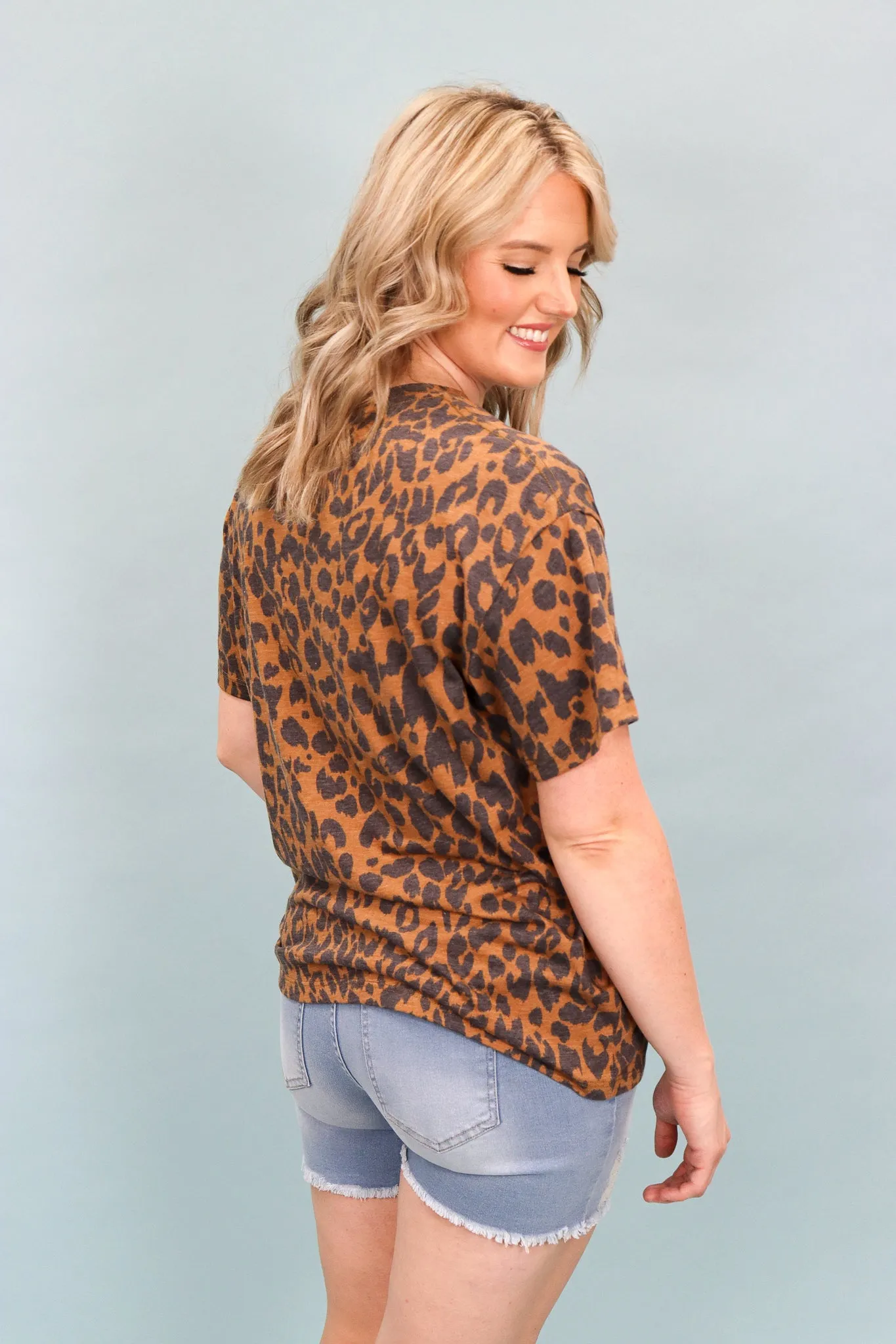 Blondie Graphic Leopard Tee