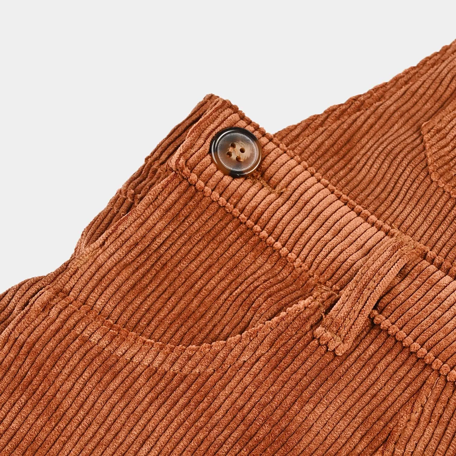 Boys Corduroy Over All Day Dreamer-Rust