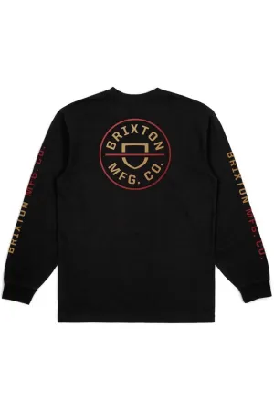 Brixton Crest Long Sleeve Standard Tee