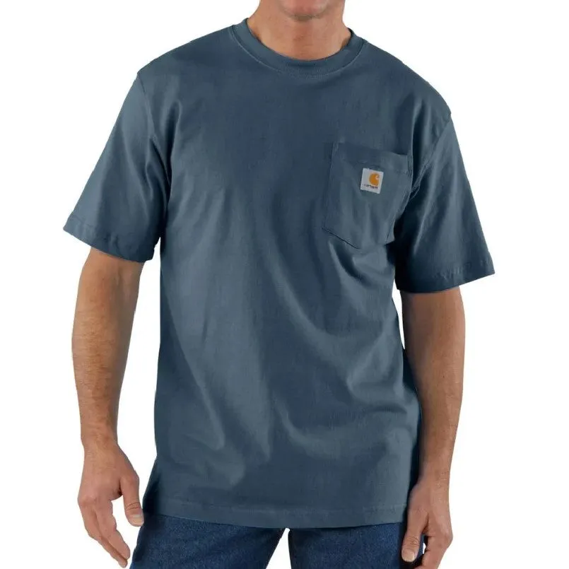 Carhartt K87 Oversized Pocket Tee Bluestone