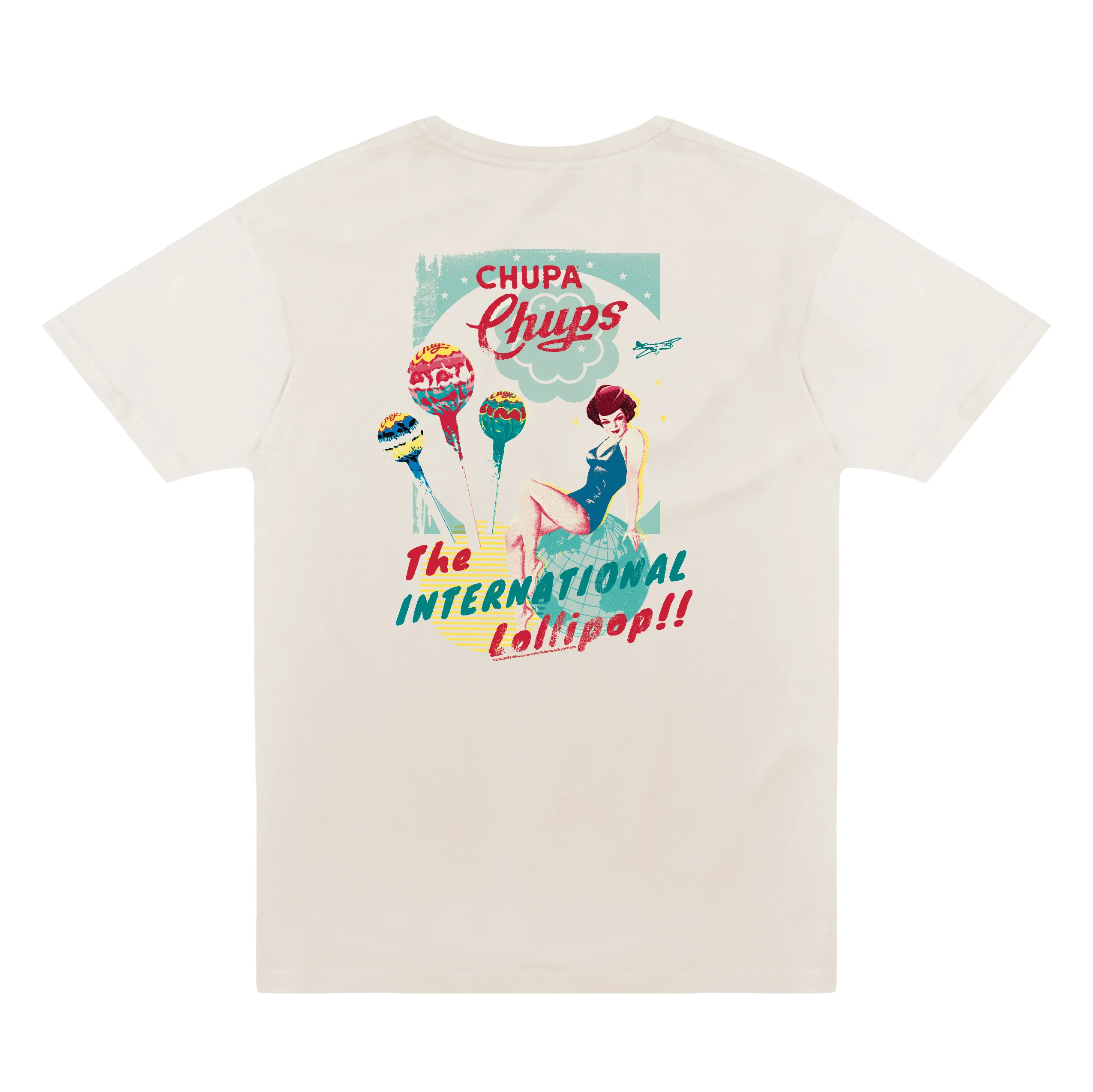 Chupa Chups Vintage International Lollipop Pin-Up Tee