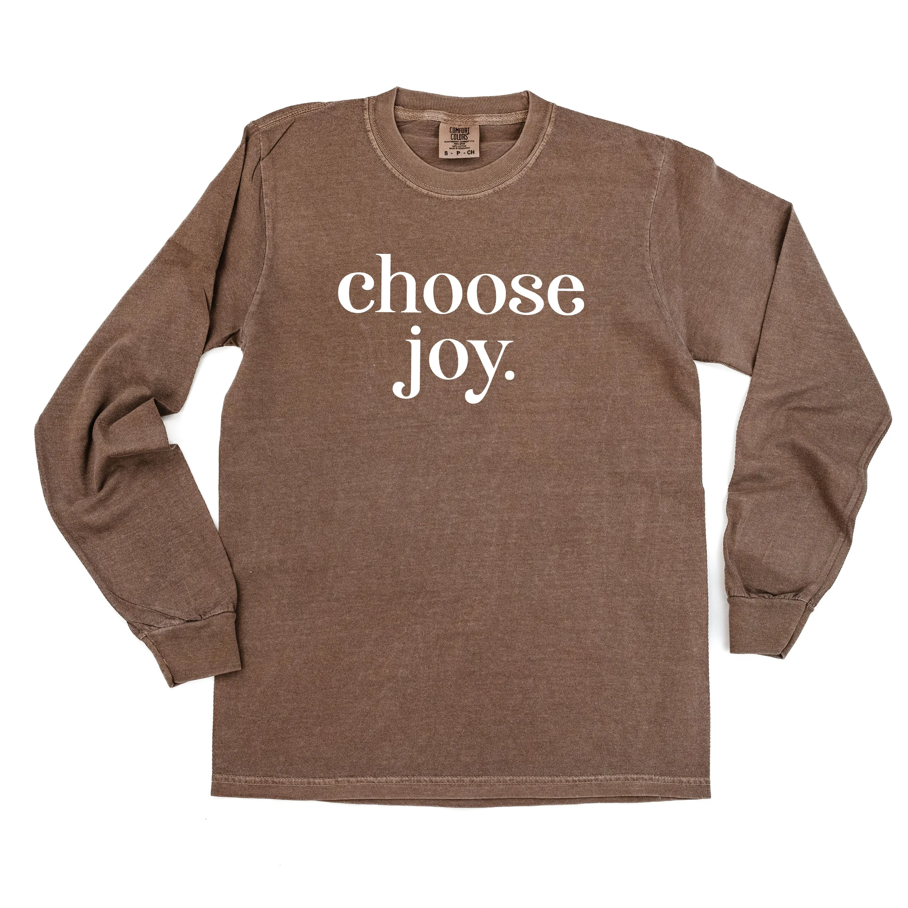 Classic Choose Joy - LONG SLEEVE Comfort Colors Tee