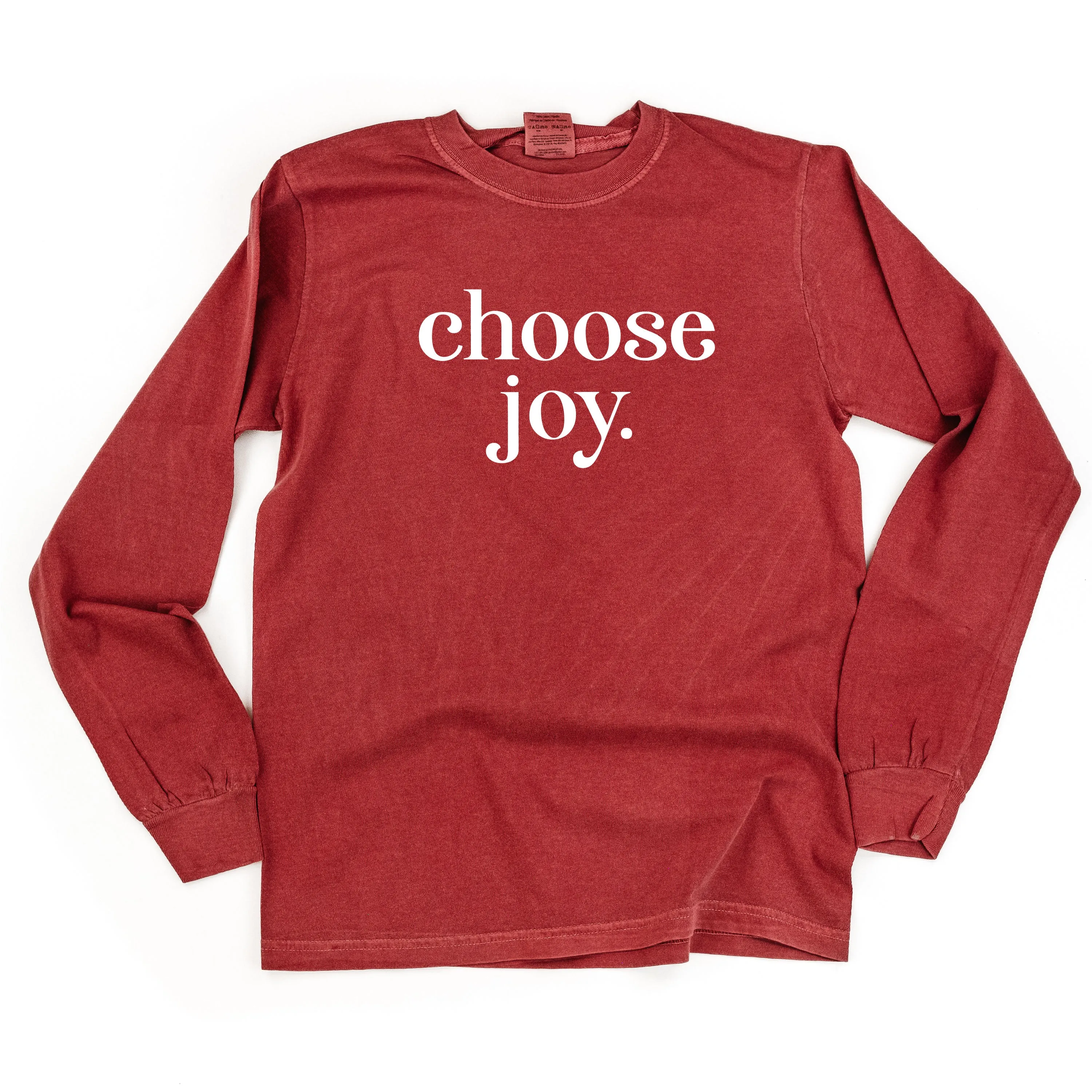 Classic Choose Joy - LONG SLEEVE Comfort Colors Tee