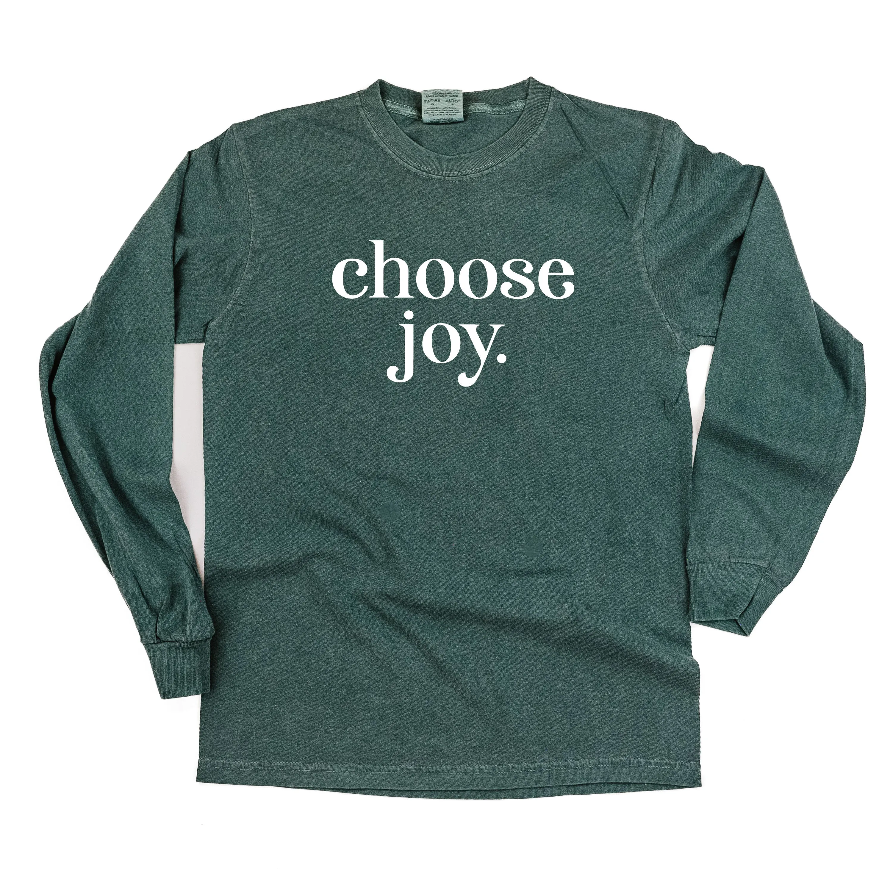 Classic Choose Joy - LONG SLEEVE Comfort Colors Tee