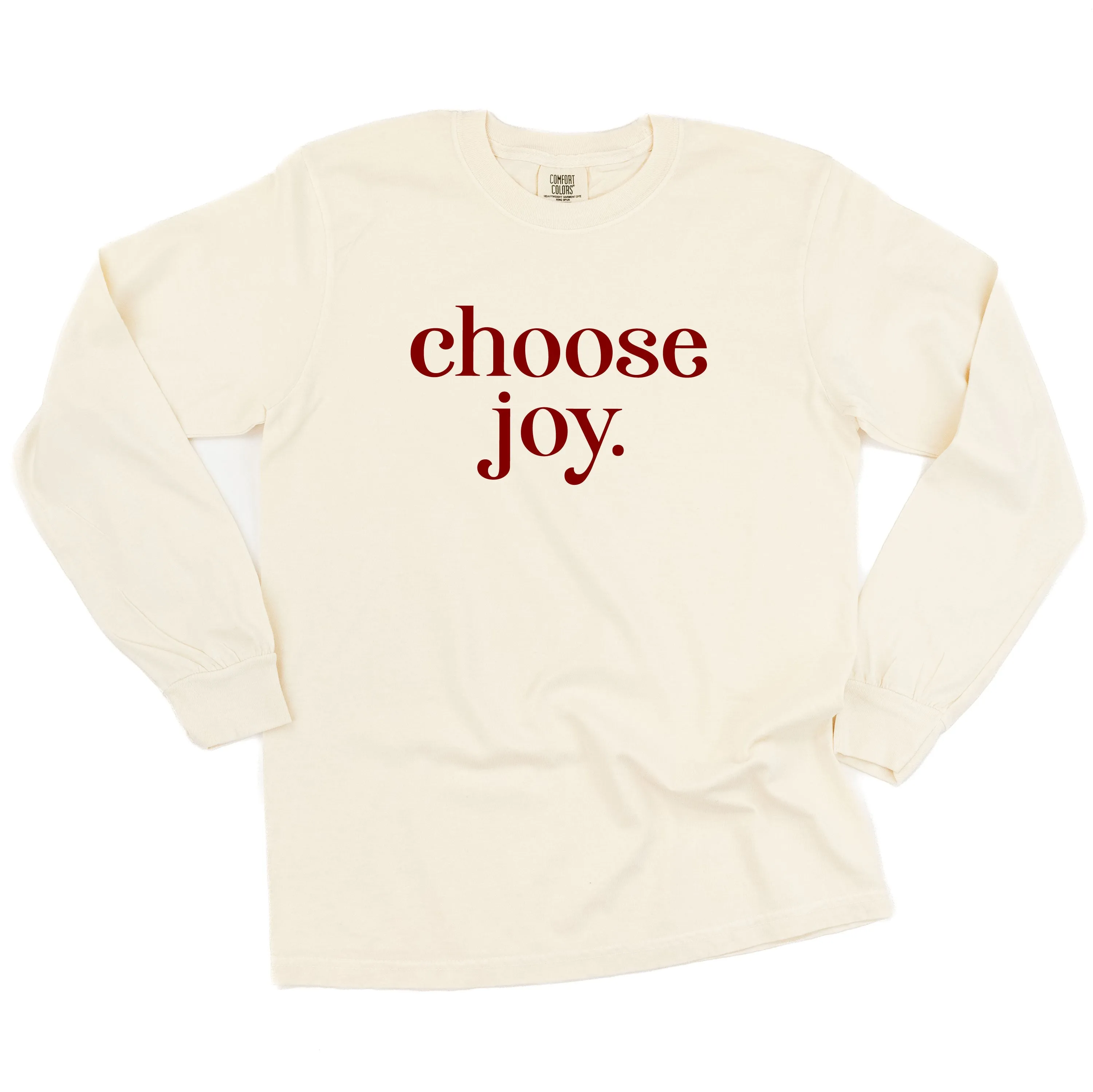 Classic Choose Joy - LONG SLEEVE Comfort Colors Tee