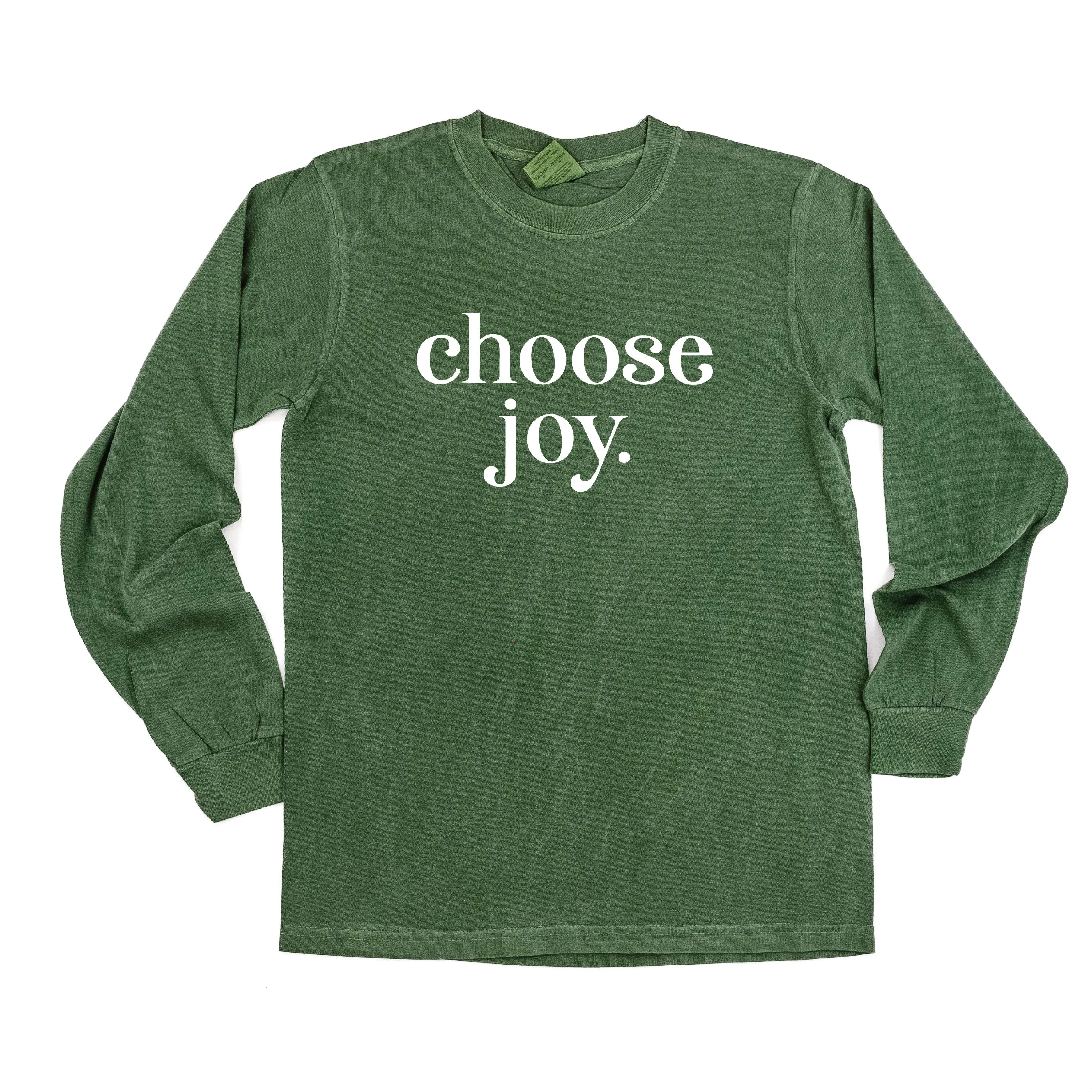 Classic Choose Joy - LONG SLEEVE Comfort Colors Tee