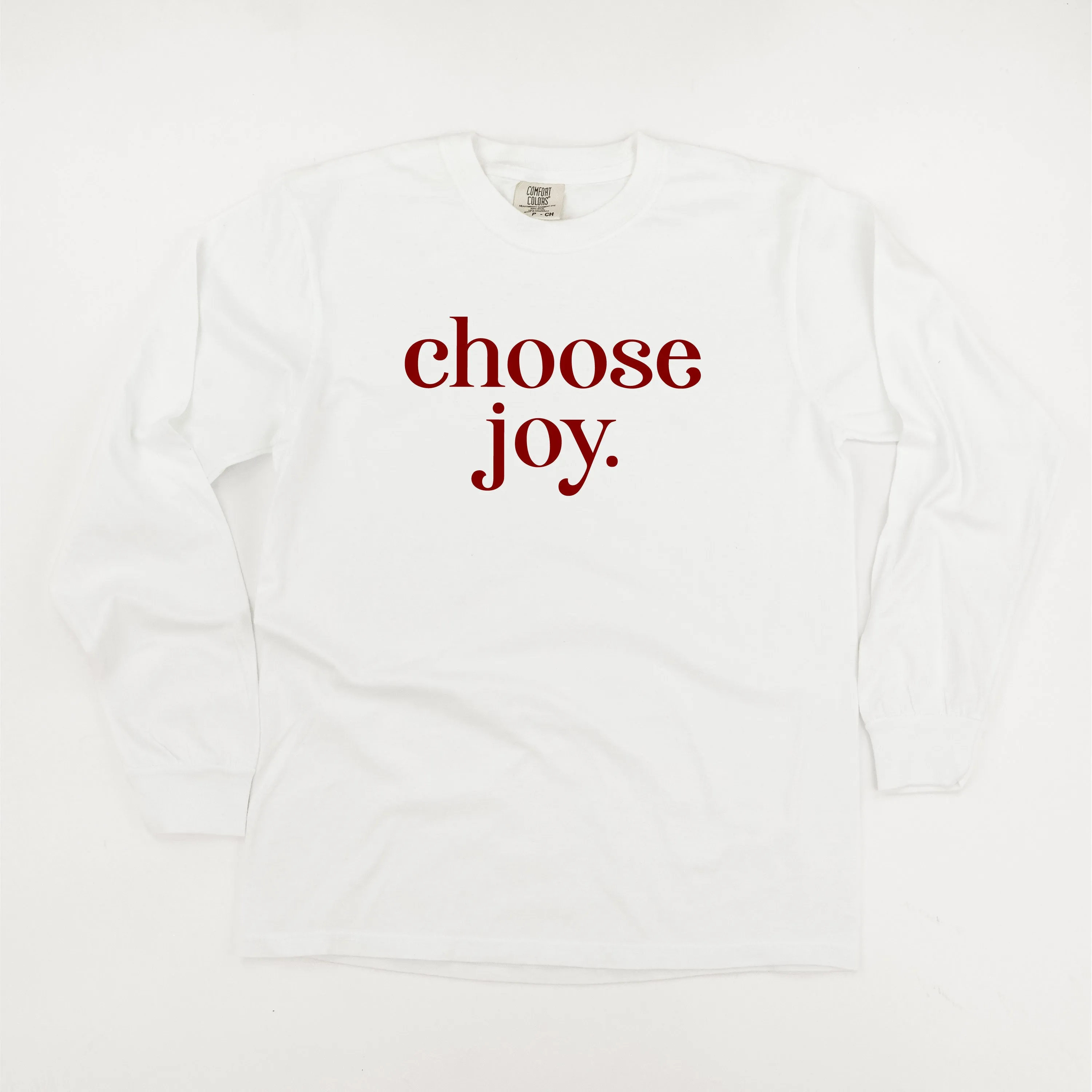 Classic Choose Joy - LONG SLEEVE Comfort Colors Tee