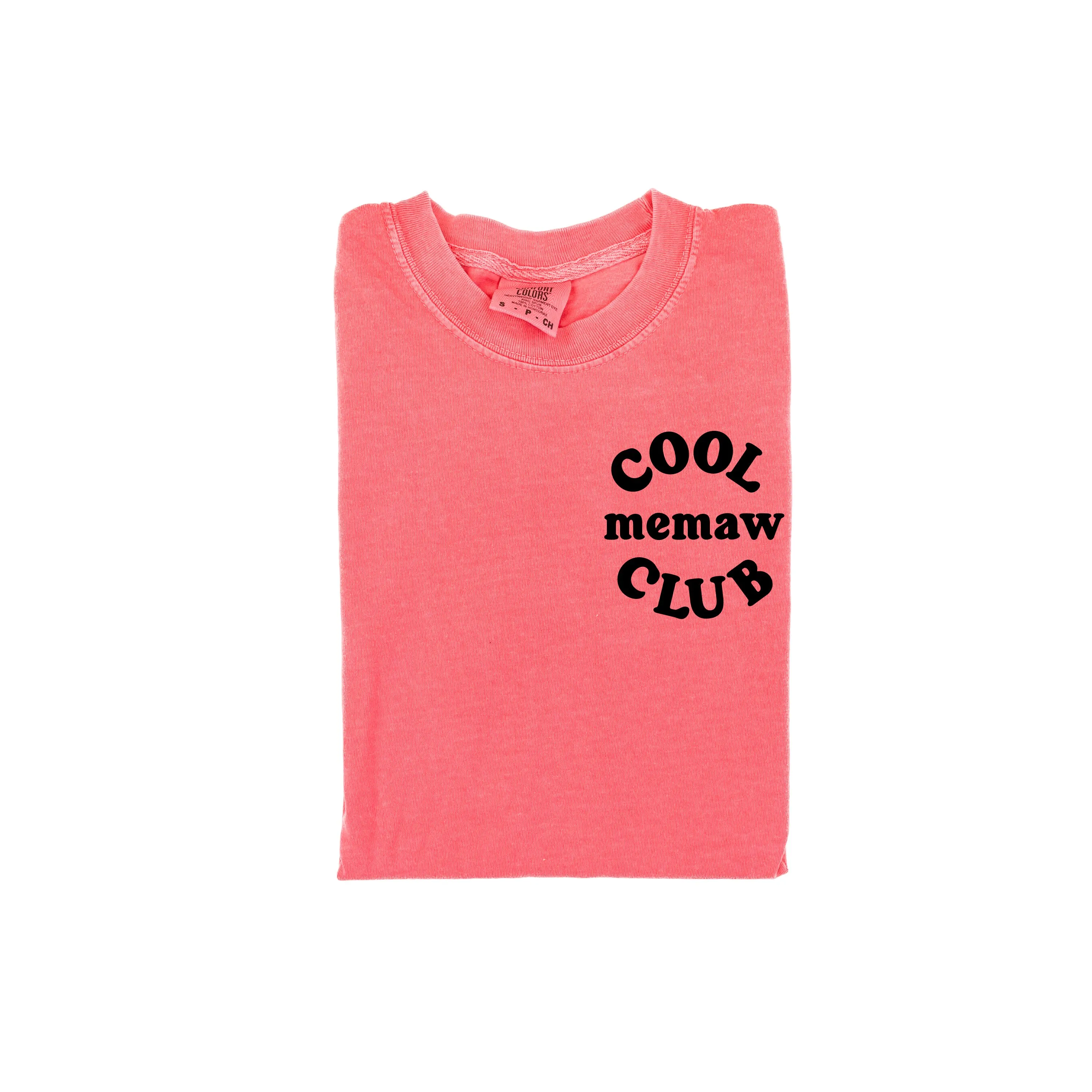 COOL Memaw CLUB - Pocket Design - SHORT SLEEVE COMFORT COLORS TEE