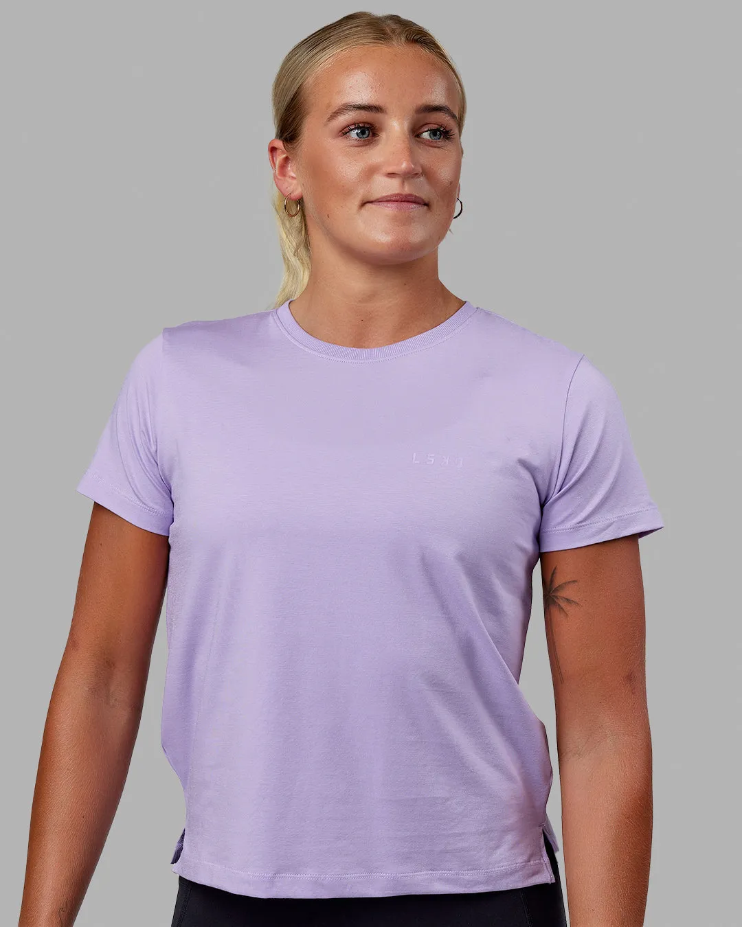 Deluxe PimaFLX Tee - Pale Lilac