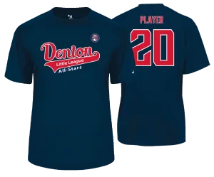 Denton LL All Stars- SS Performance Tees