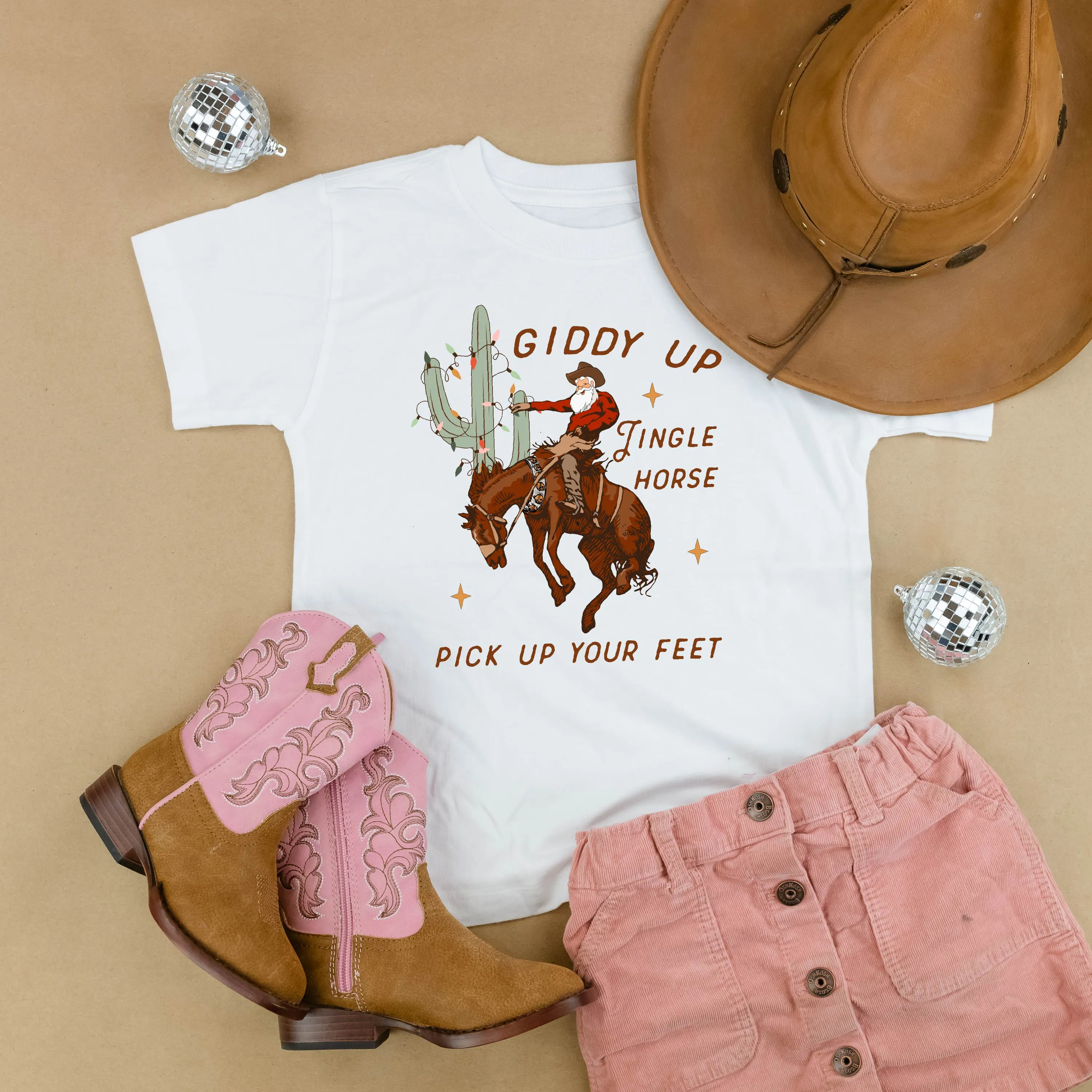 Giddy Up Jingle Horse - Child Tee