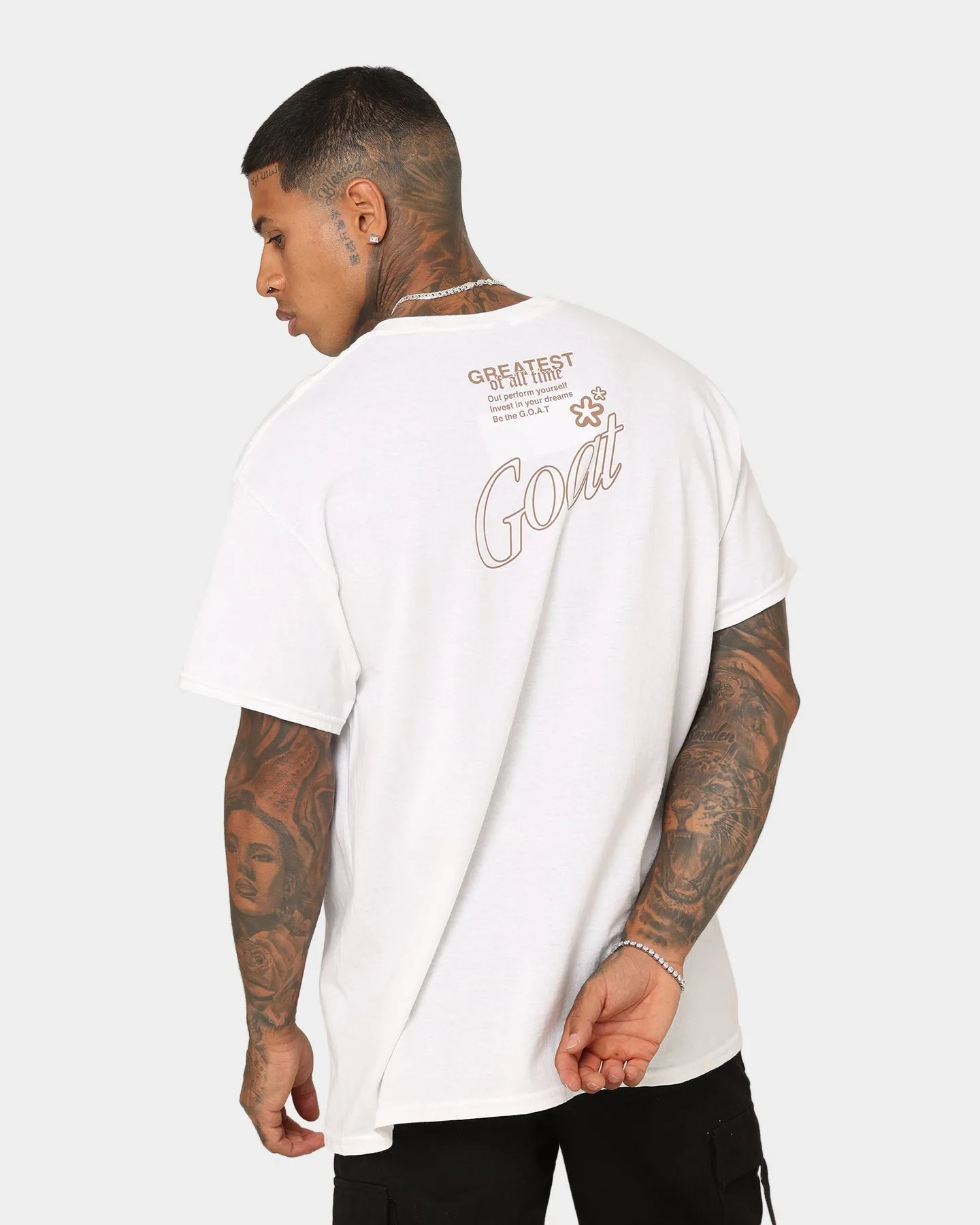 Goat Crew Holiday Mode T-Shirt White