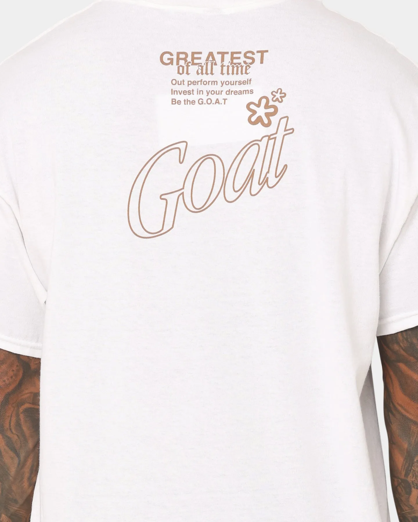 Goat Crew Holiday Mode T-Shirt White