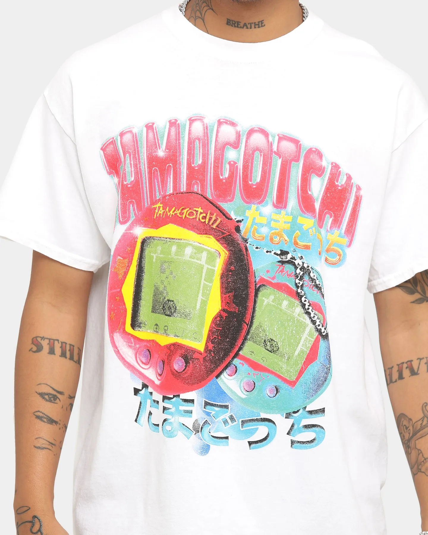 Goat Crew Tamagotchi Vintage T-Shirt White