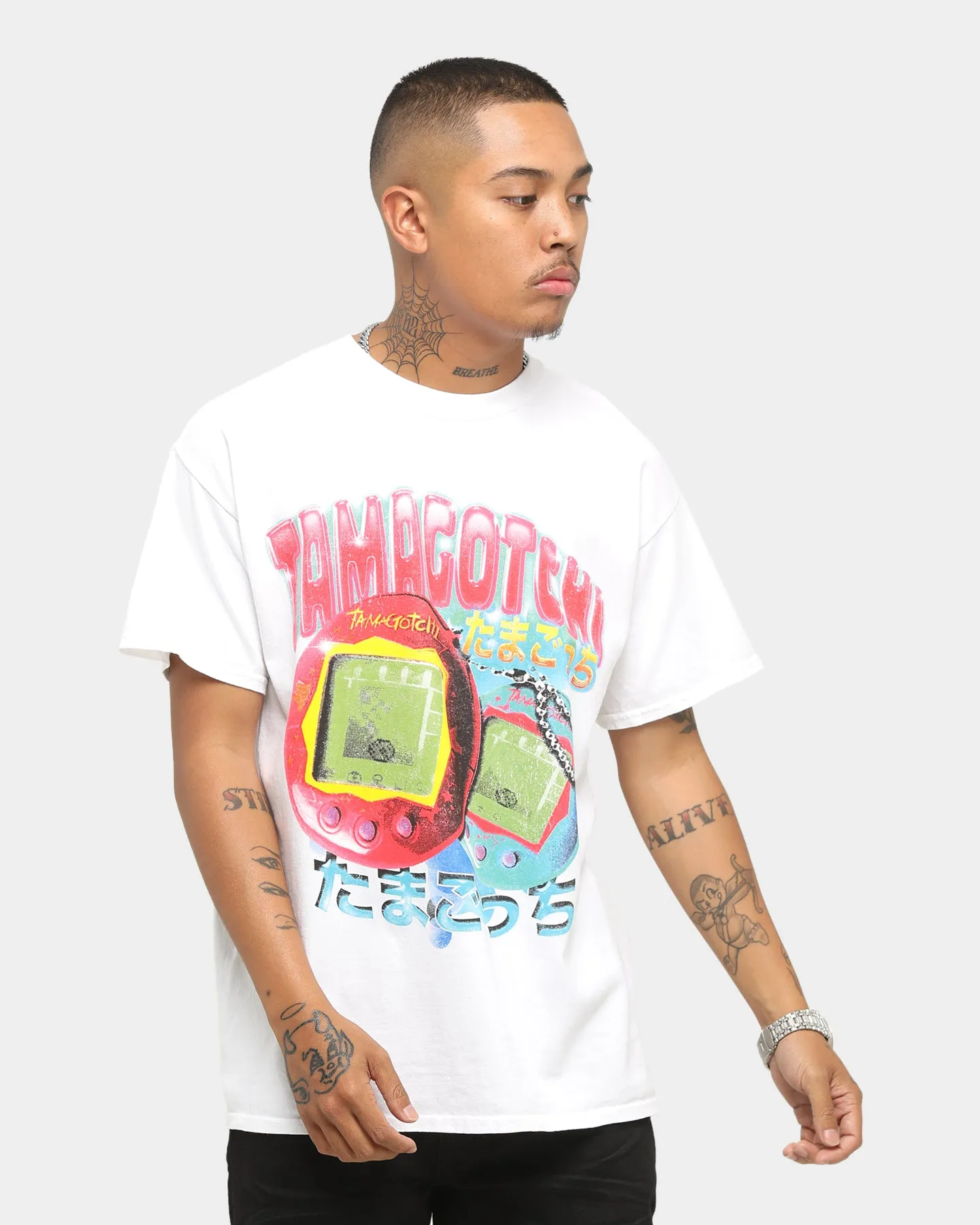 Goat Crew Tamagotchi Vintage T-Shirt White