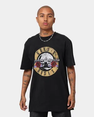 Guns N Roses Gunners Vintage T-Shirt Black Wash