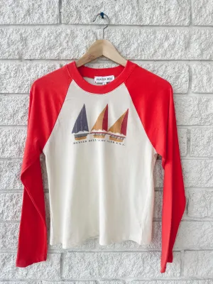 H.B. Yacht Club Raglan Tee