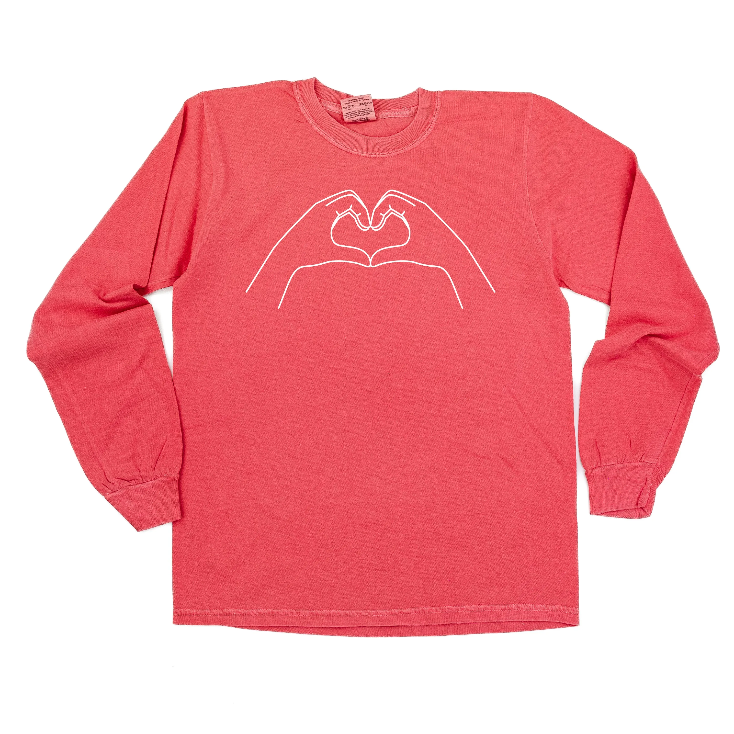 Heart Hands - LONG SLEEVE Comfort Colors Tee