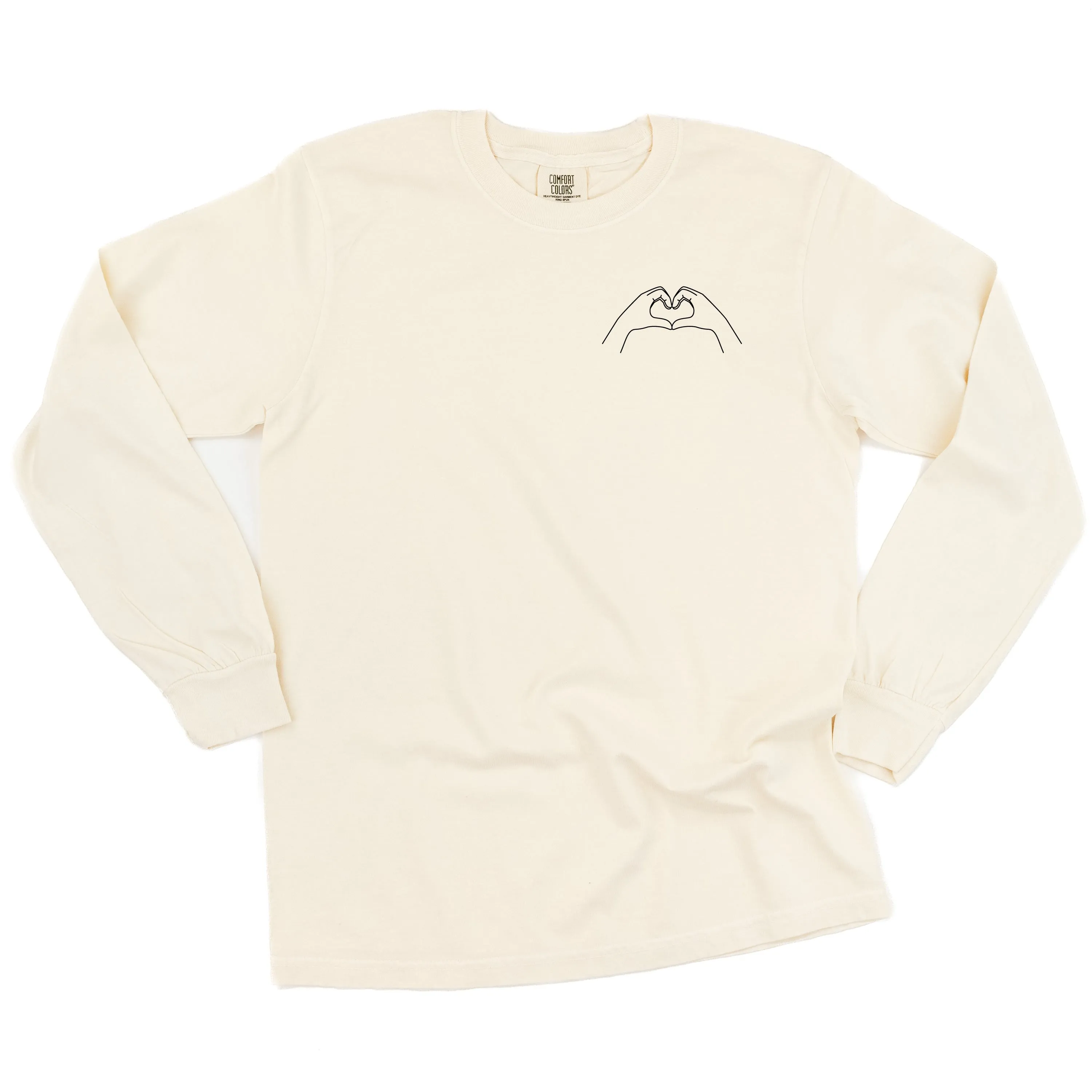 Heart Hands - LONG SLEEVE Comfort Colors Tee