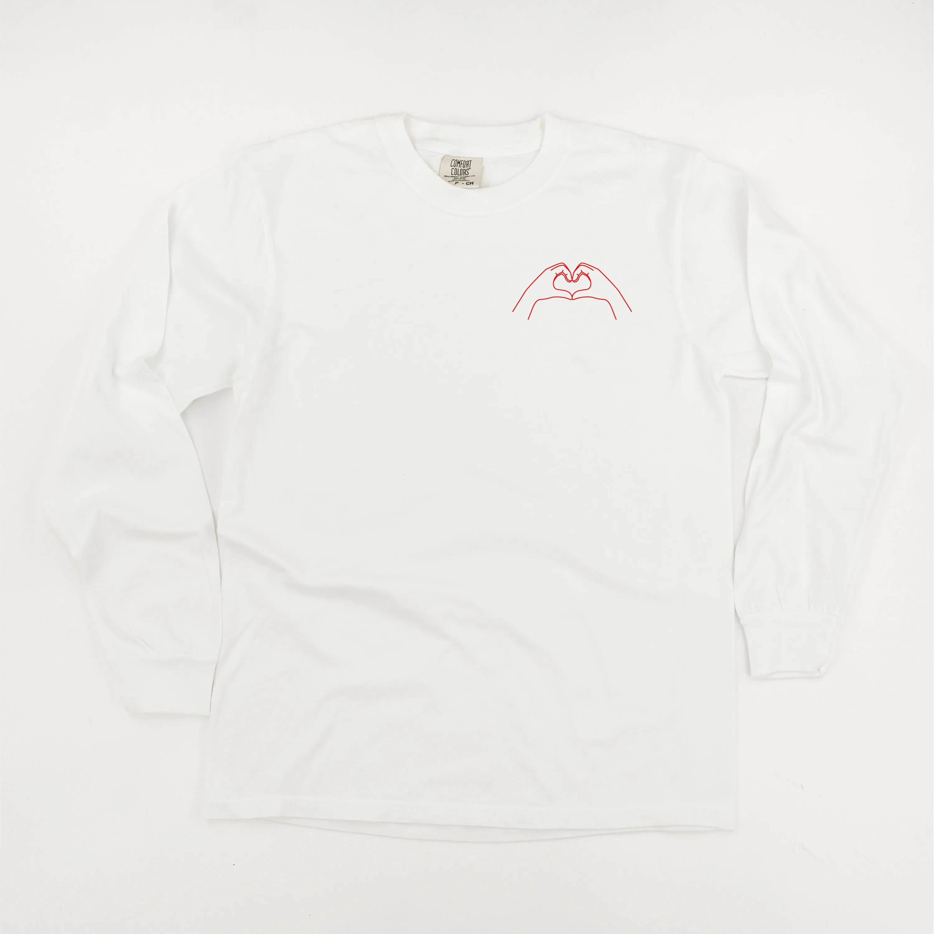 Heart Hands - LONG SLEEVE Comfort Colors Tee