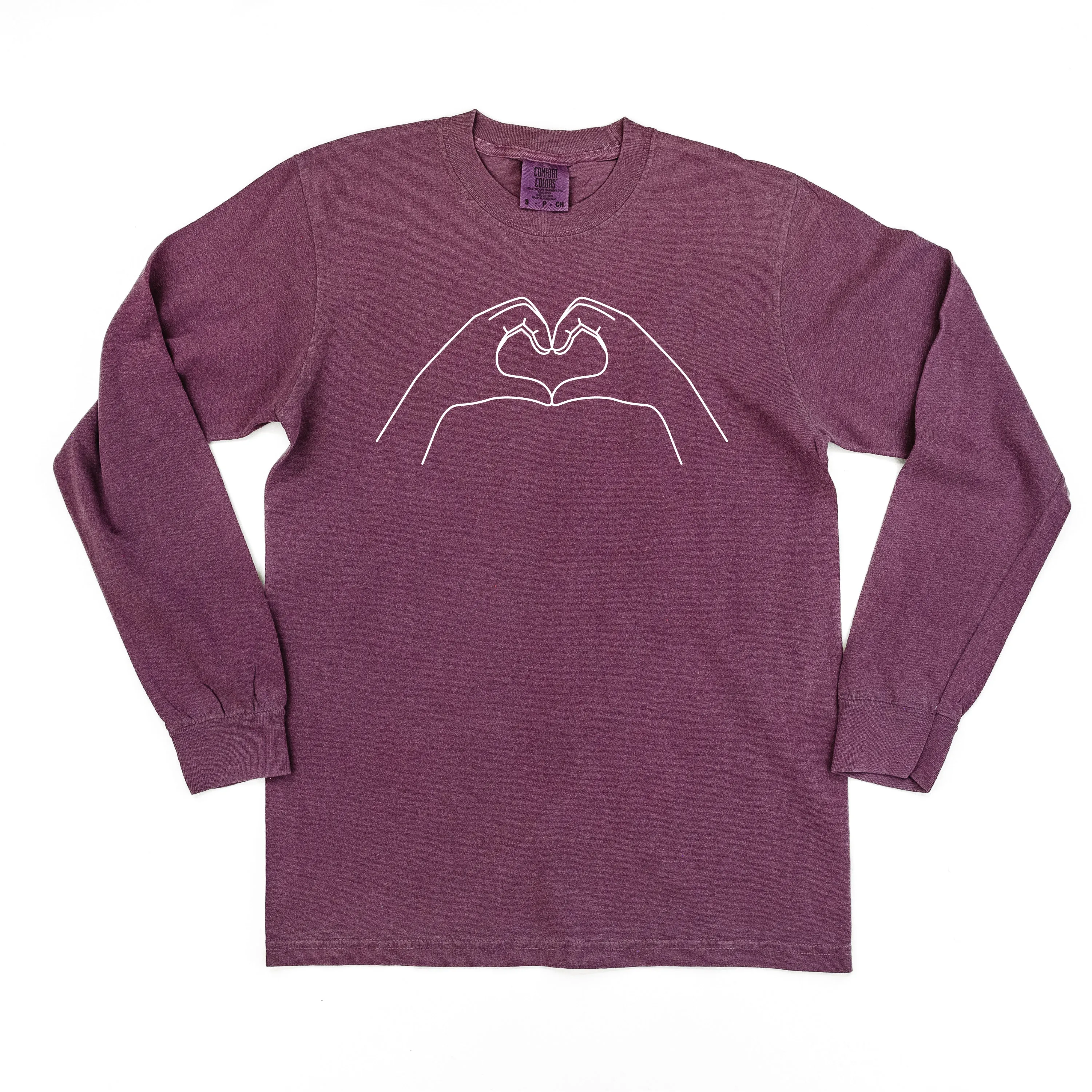 Heart Hands - LONG SLEEVE Comfort Colors Tee