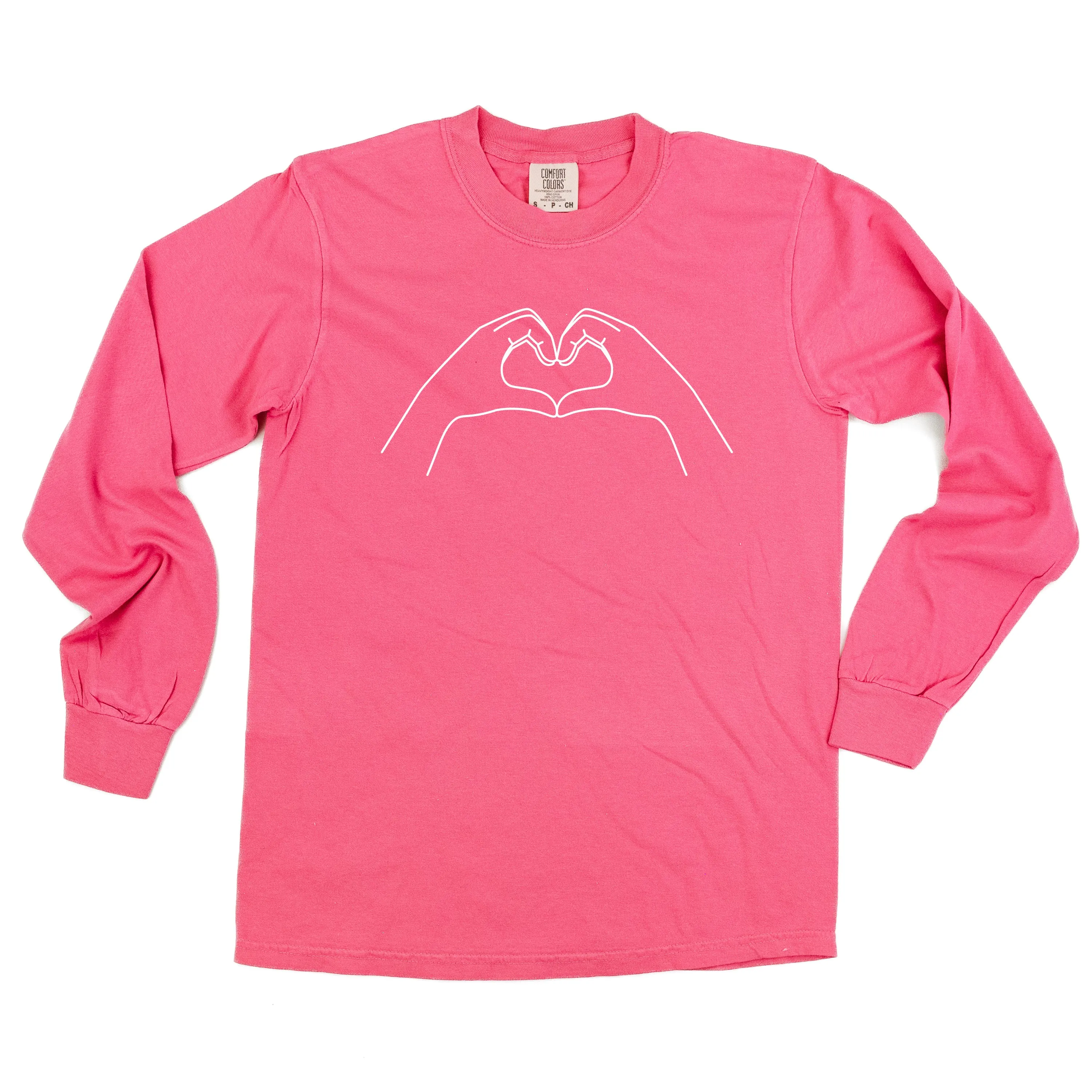 Heart Hands - LONG SLEEVE Comfort Colors Tee