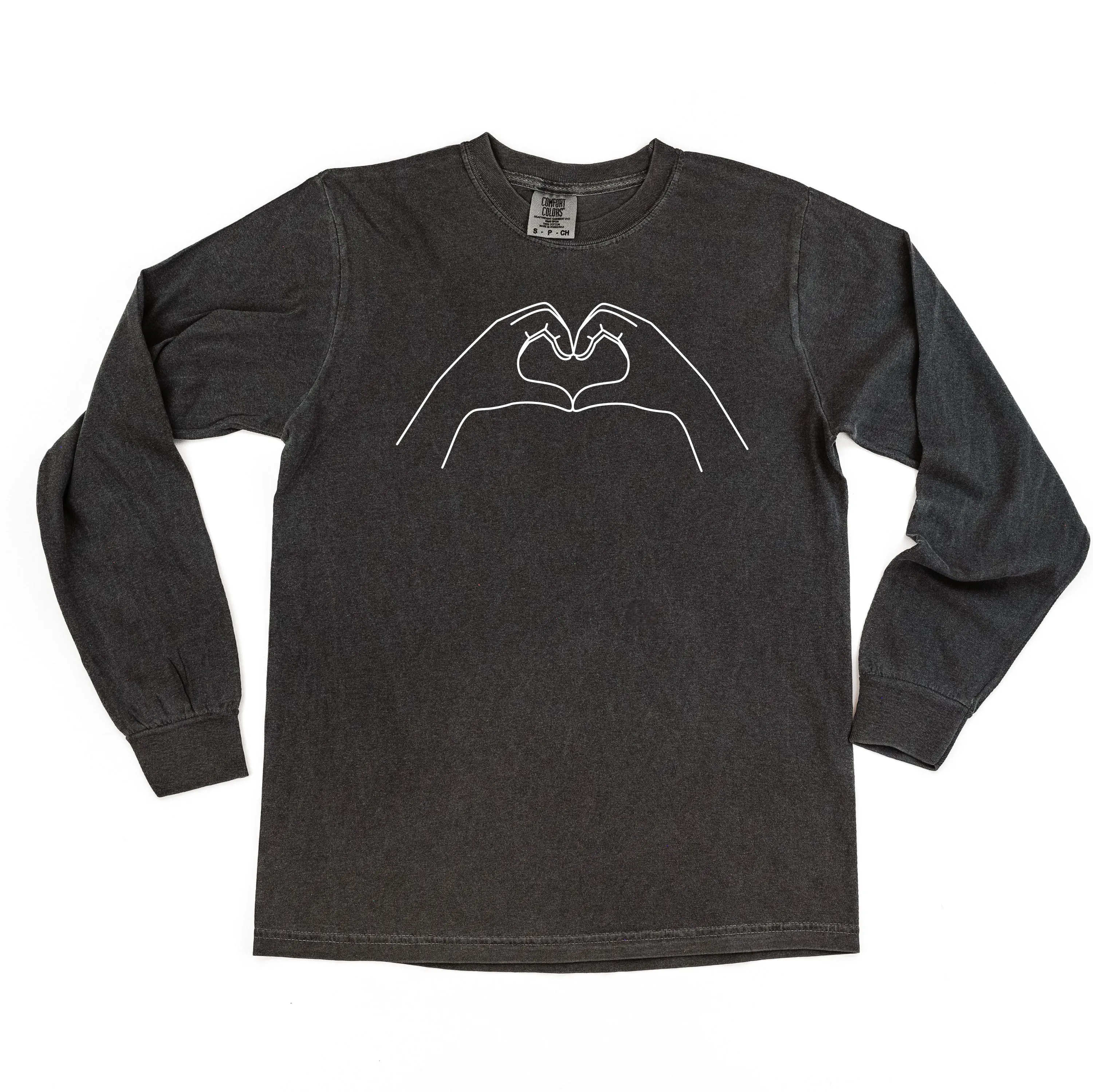 Heart Hands - LONG SLEEVE Comfort Colors Tee