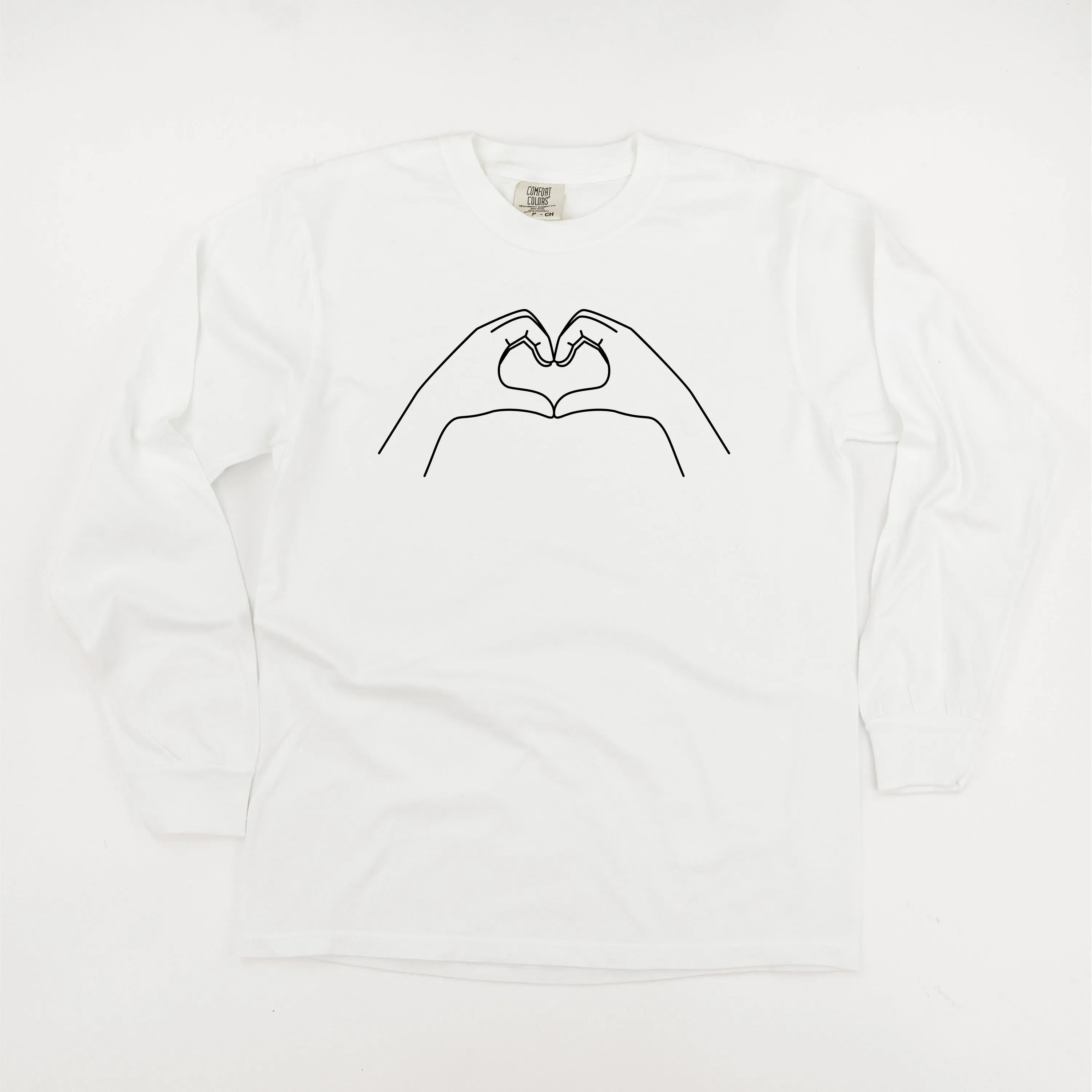 Heart Hands - LONG SLEEVE Comfort Colors Tee