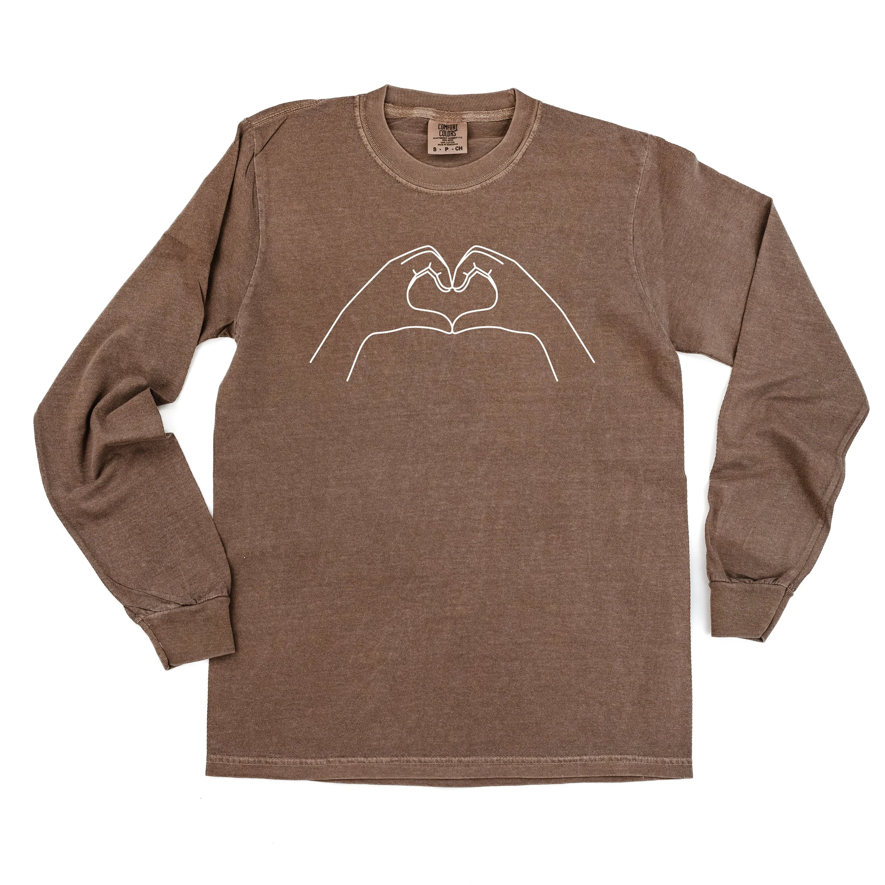 Heart Hands - LONG SLEEVE Comfort Colors Tee