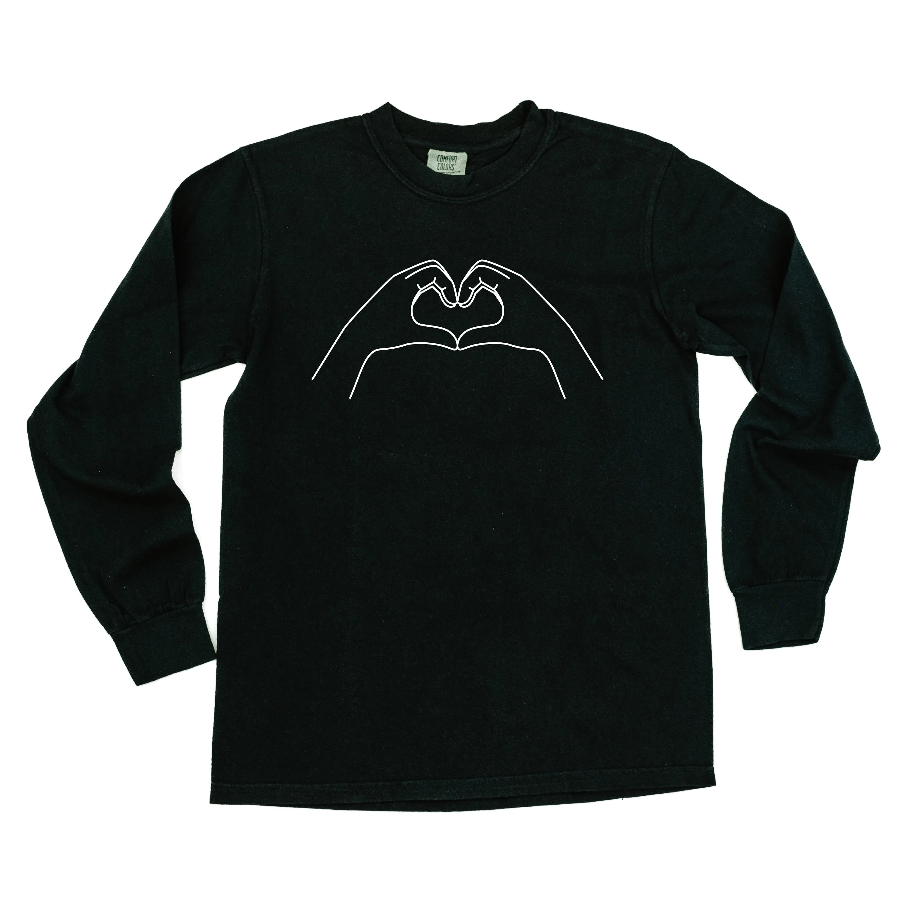 Heart Hands - LONG SLEEVE Comfort Colors Tee