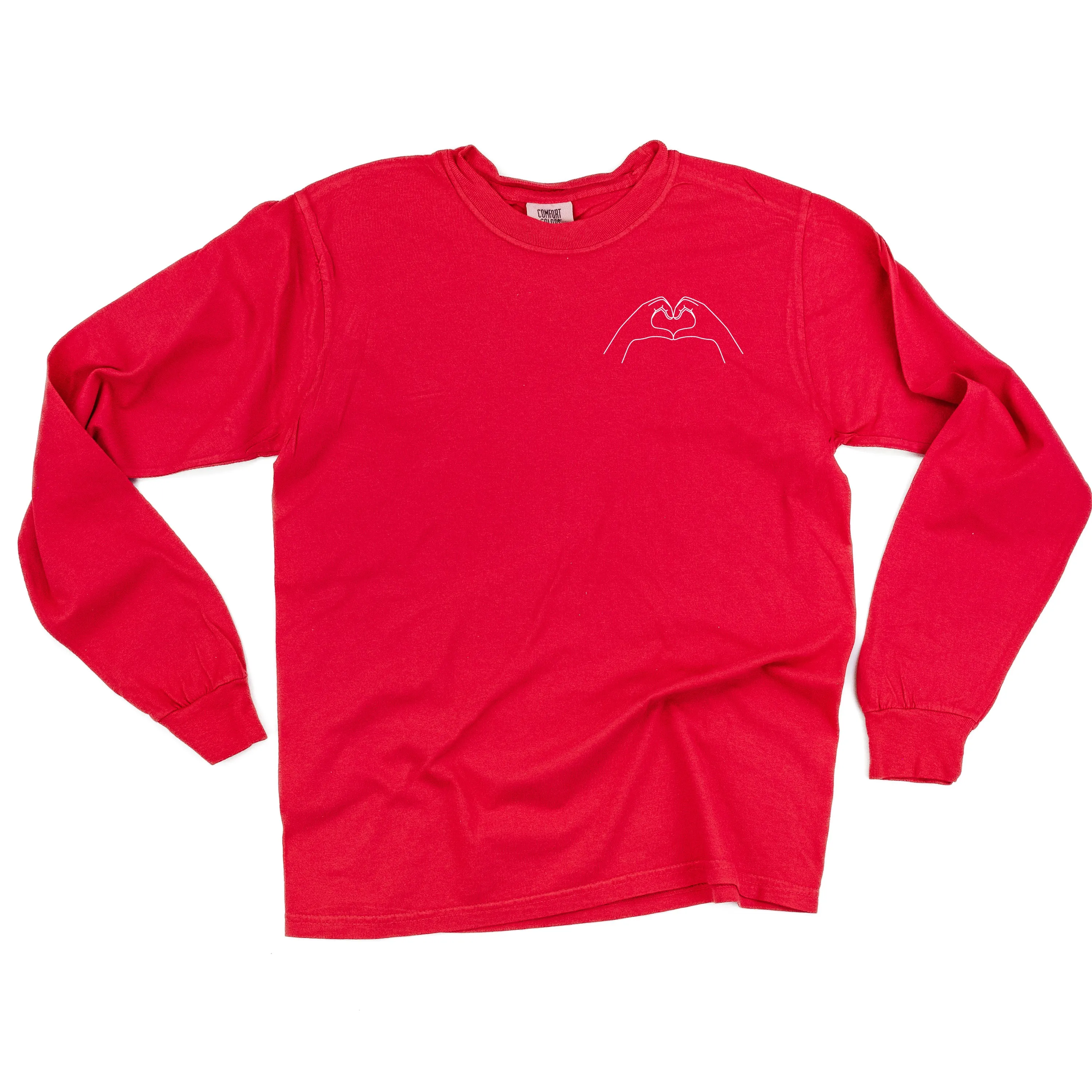 Heart Hands - LONG SLEEVE Comfort Colors Tee