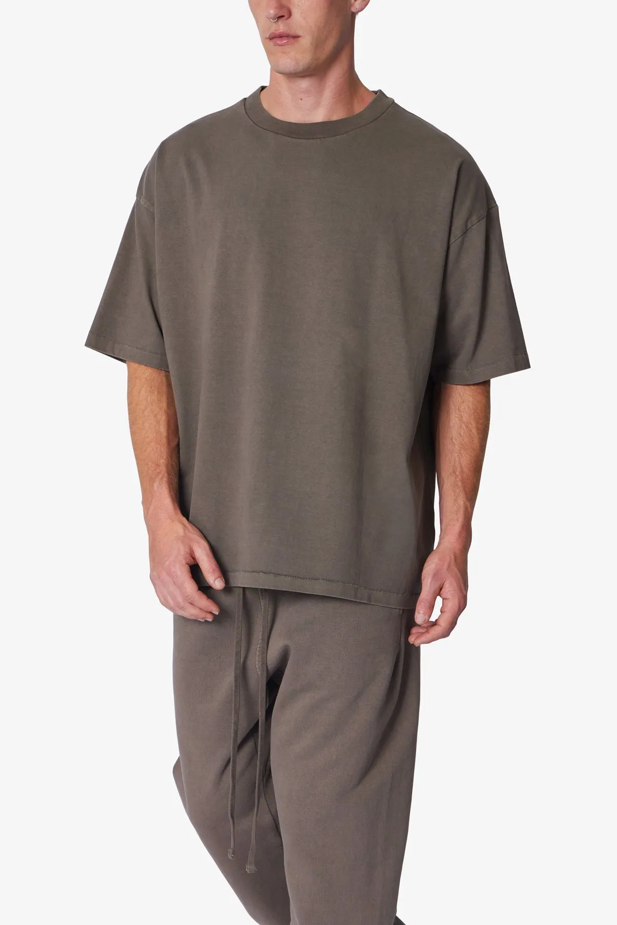 Heavy Every Day Boxy Tee - Muddy Grey