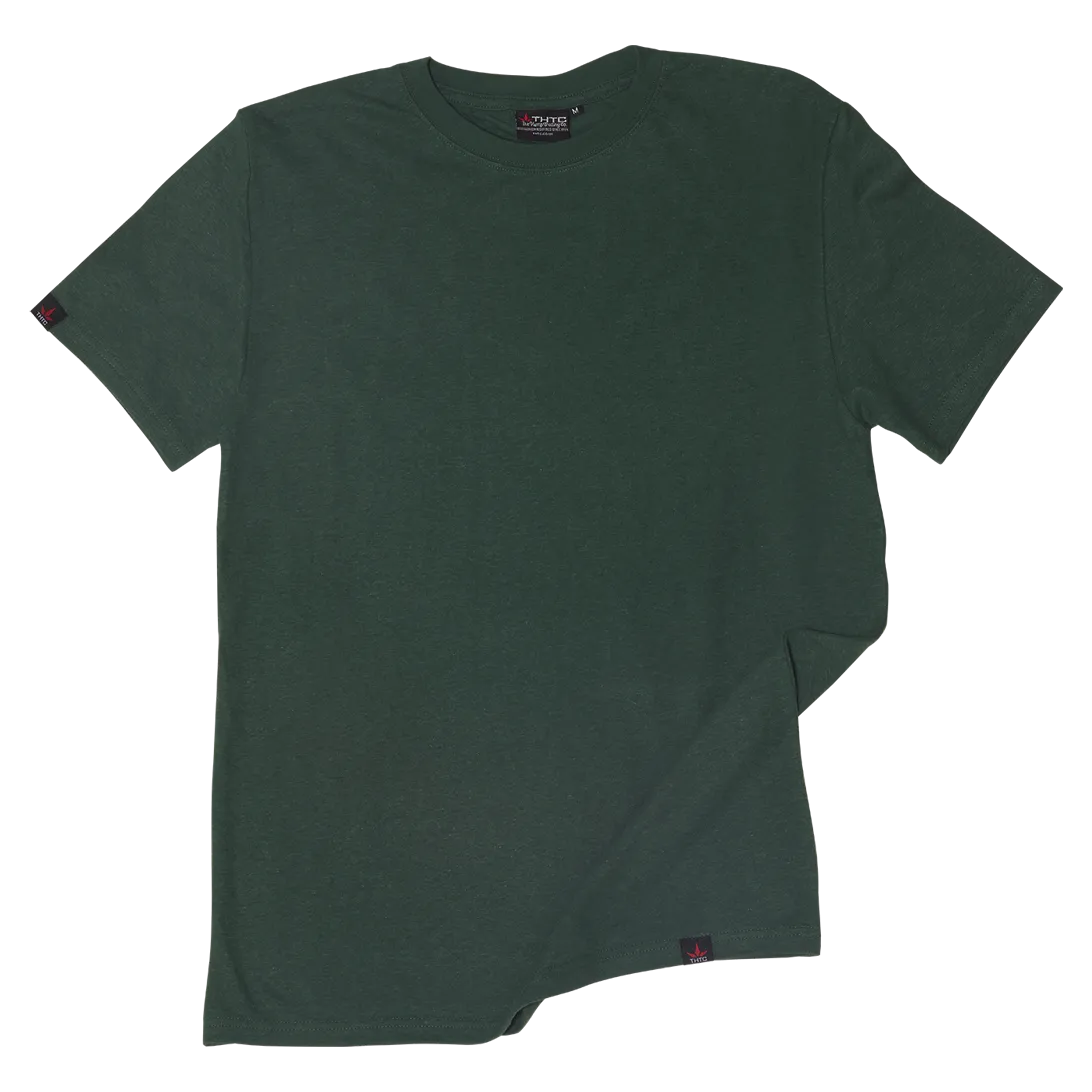 Hemp Originals T-Shirt Bottle Green (Premium Weight)