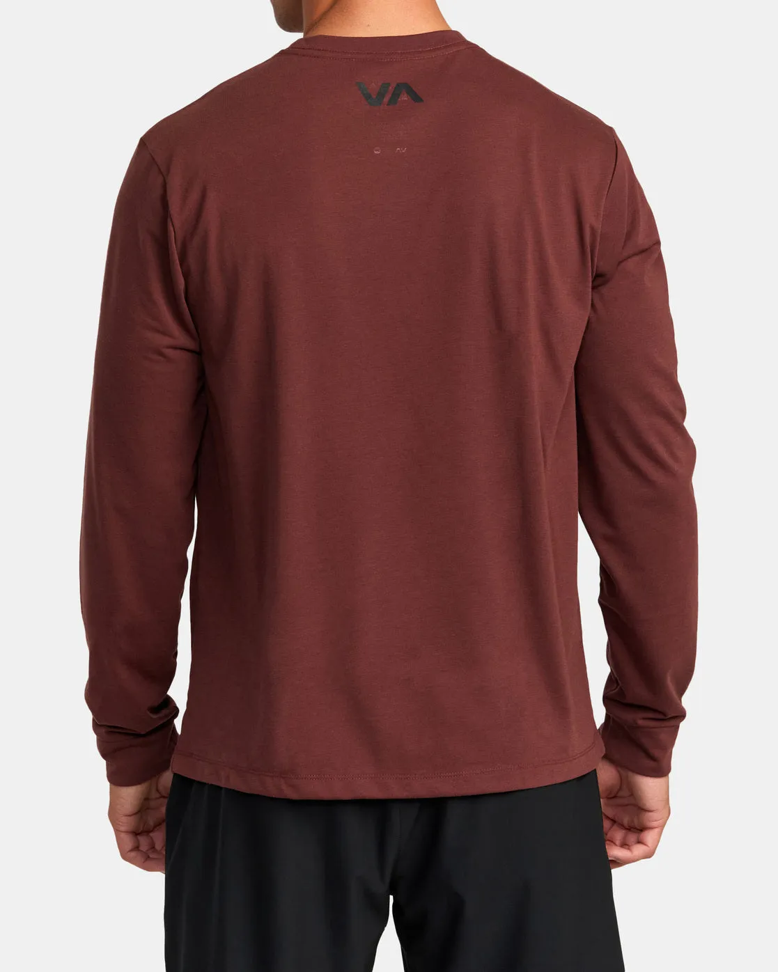 Icon Performance Long Sleeve Tee - Mahogany