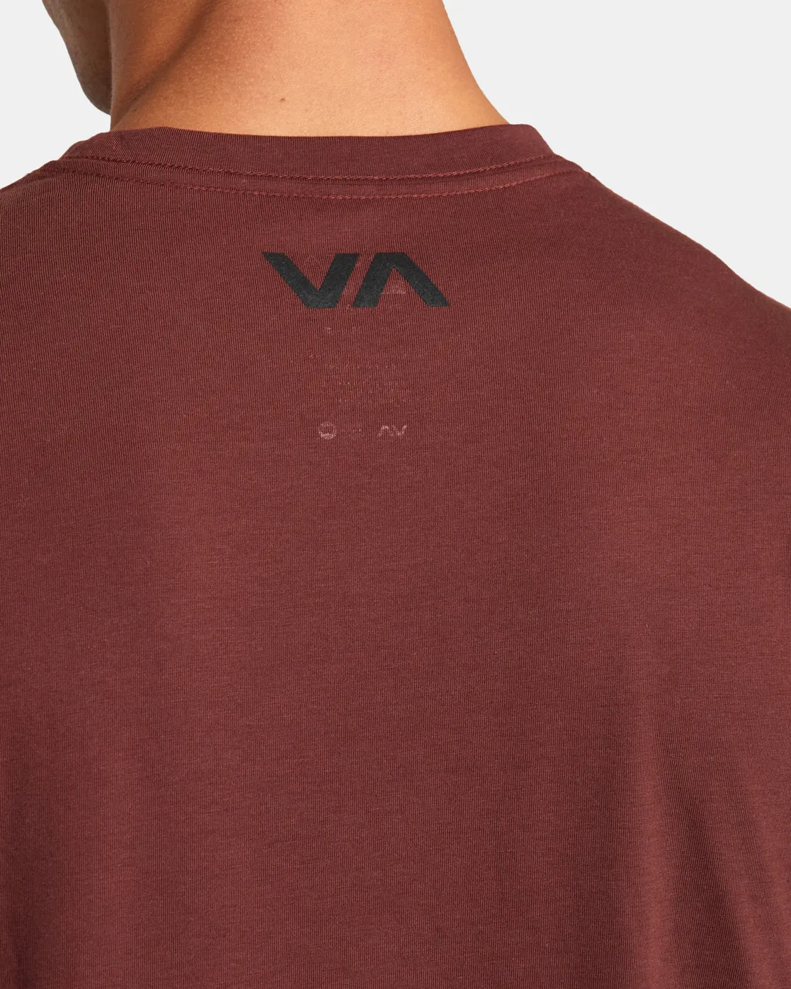 Icon Performance Long Sleeve Tee - Mahogany