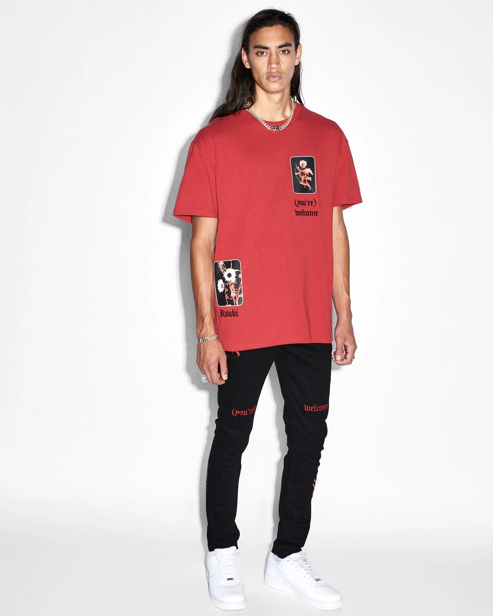 ICONS BIGGIE SS TEE CRIMSON