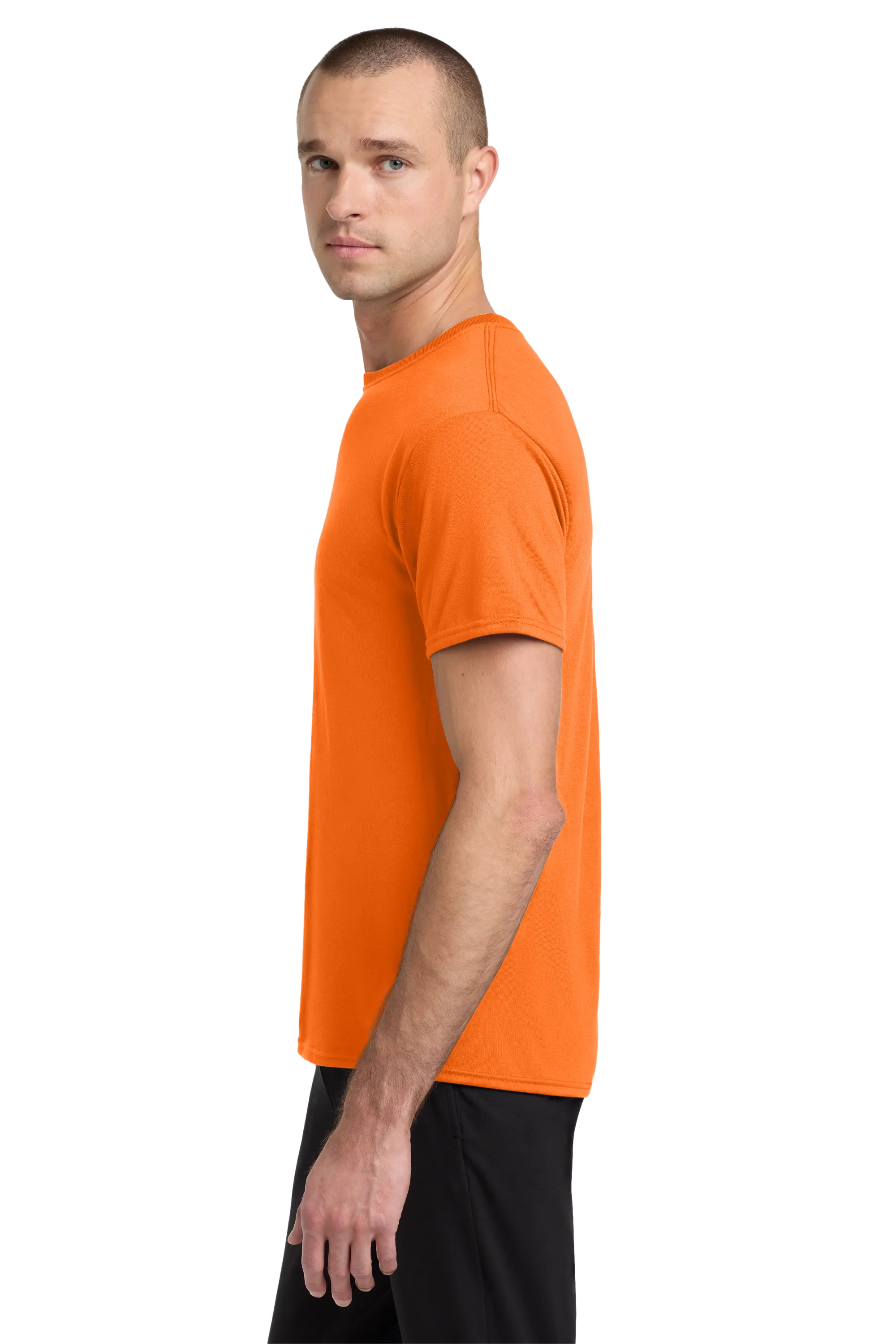 Jerzees® Dri-Power® 100% Polyester T-Shirt -Safety Orange